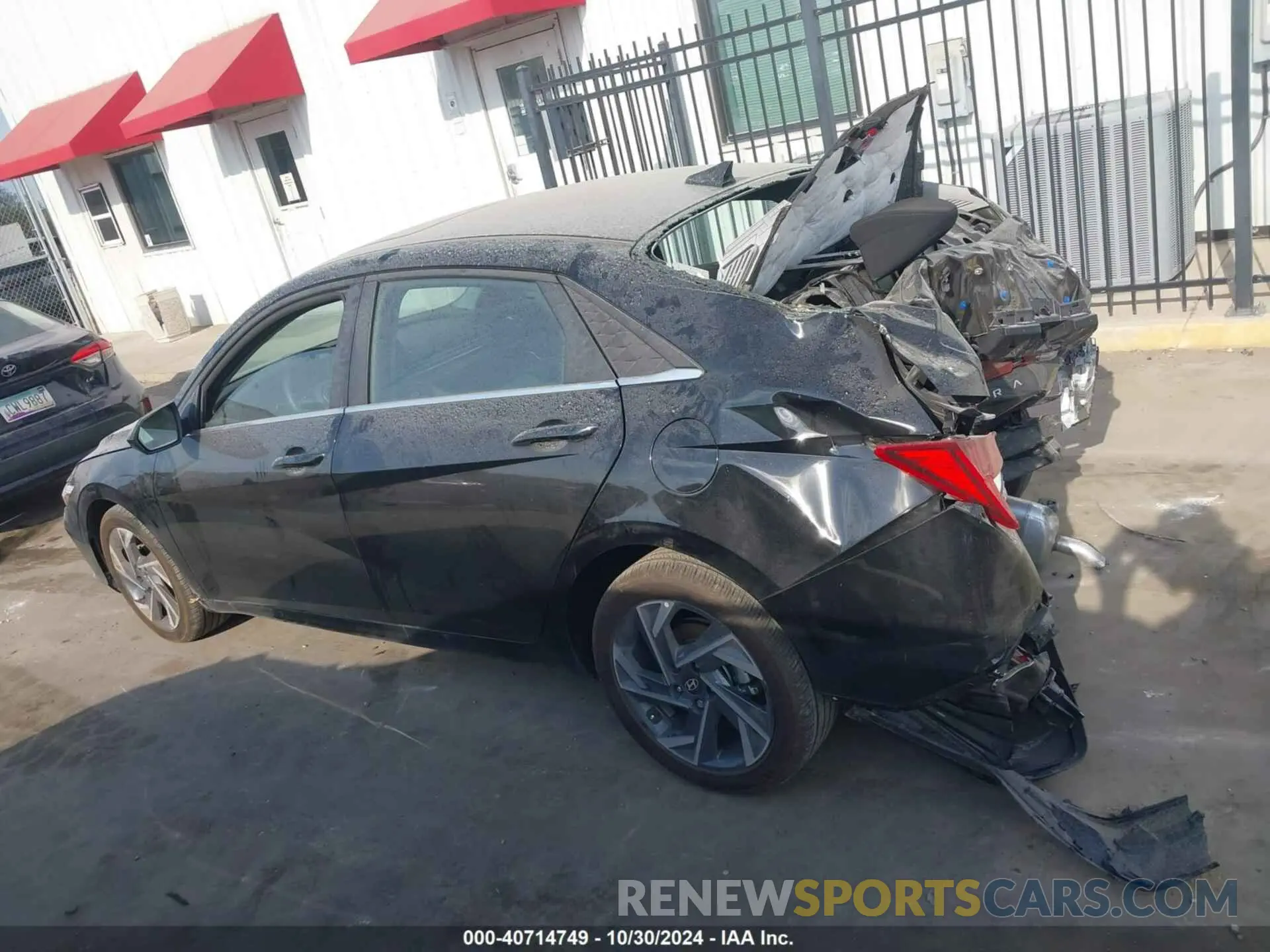 14 Photograph of a damaged car KMHLS4DG2RU818112 HYUNDAI ELANTRA 2024