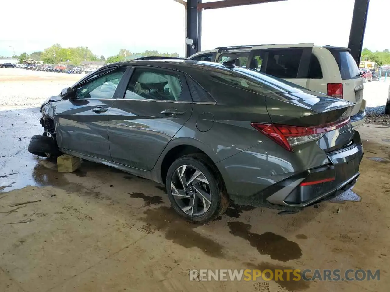 2 Photograph of a damaged car KMHLS4DG3RU641182 HYUNDAI ELANTRA 2024