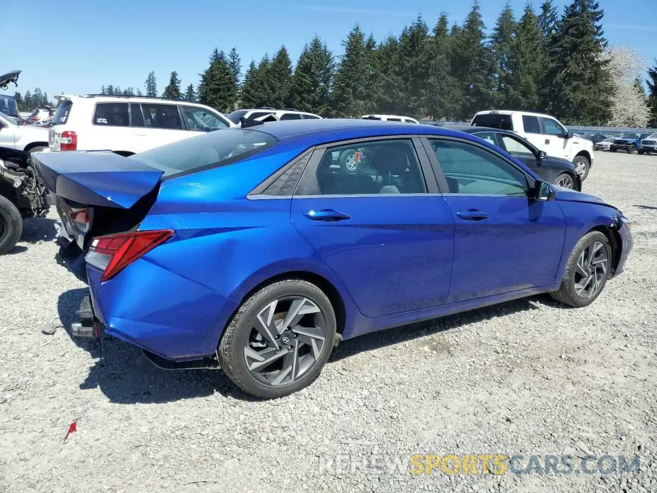 3 Photograph of a damaged car KMHLS4DG3RU646110 HYUNDAI ELANTRA 2024
