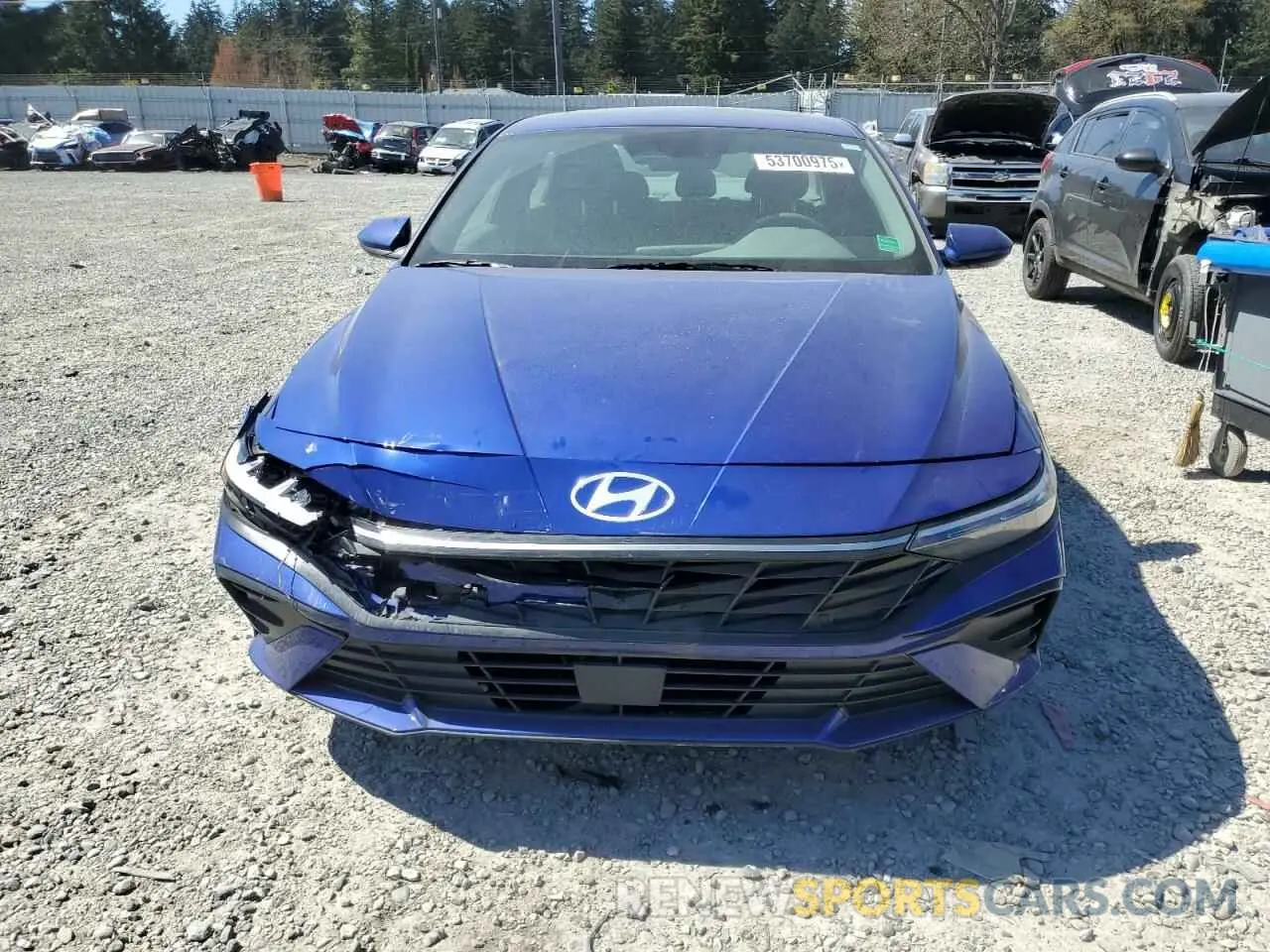 5 Photograph of a damaged car KMHLS4DG3RU646110 HYUNDAI ELANTRA 2024