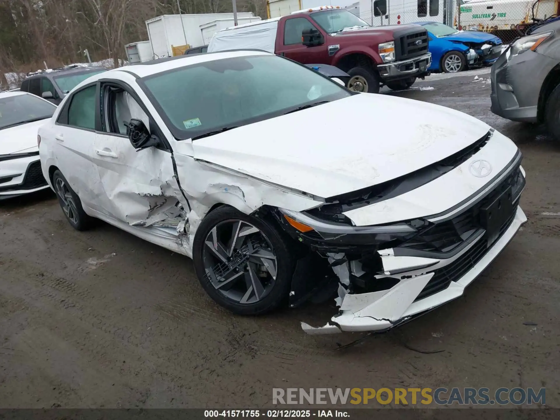 1 Photograph of a damaged car KMHLS4DG3RU664395 HYUNDAI ELANTRA 2024