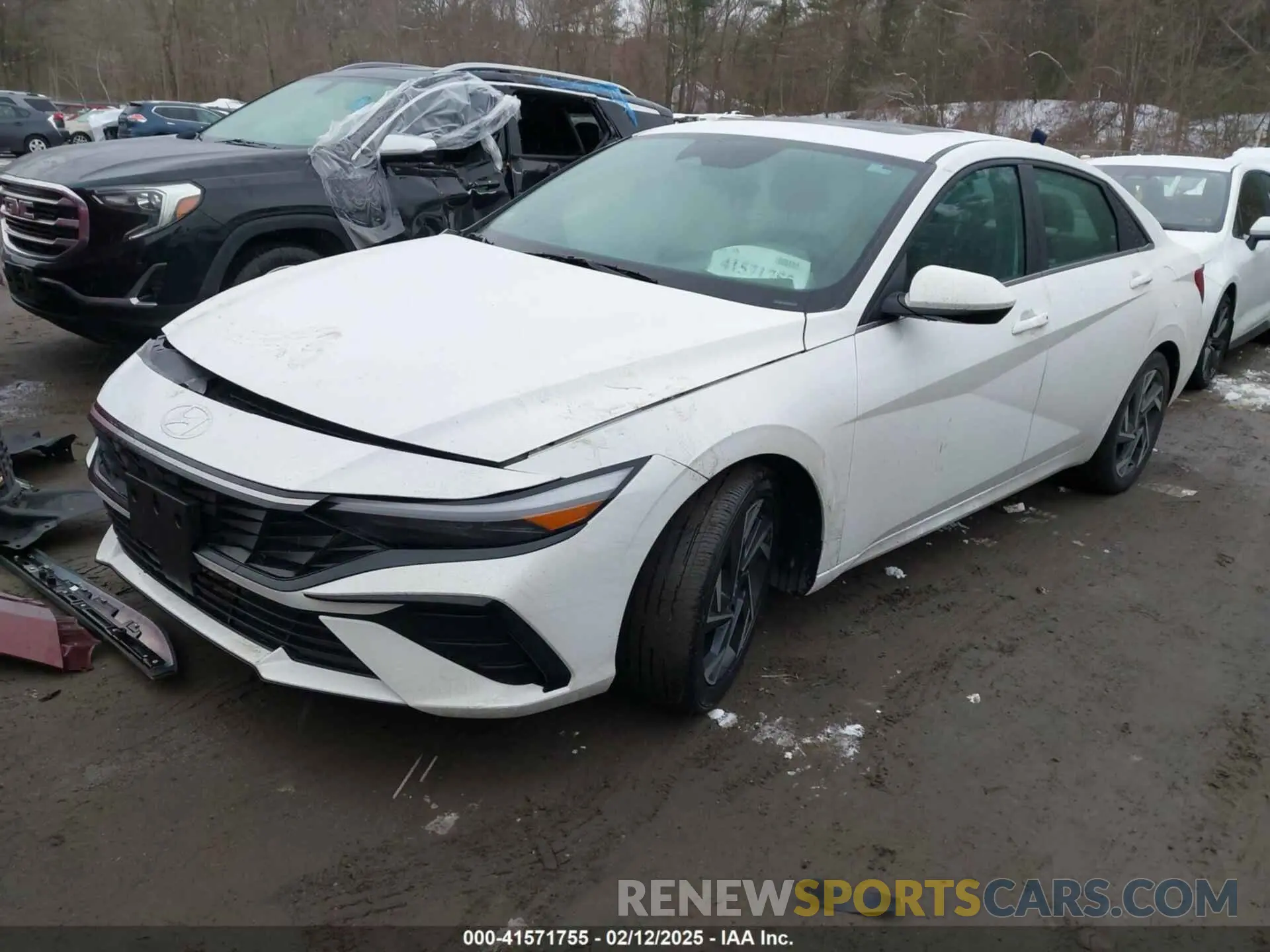 2 Photograph of a damaged car KMHLS4DG3RU664395 HYUNDAI ELANTRA 2024