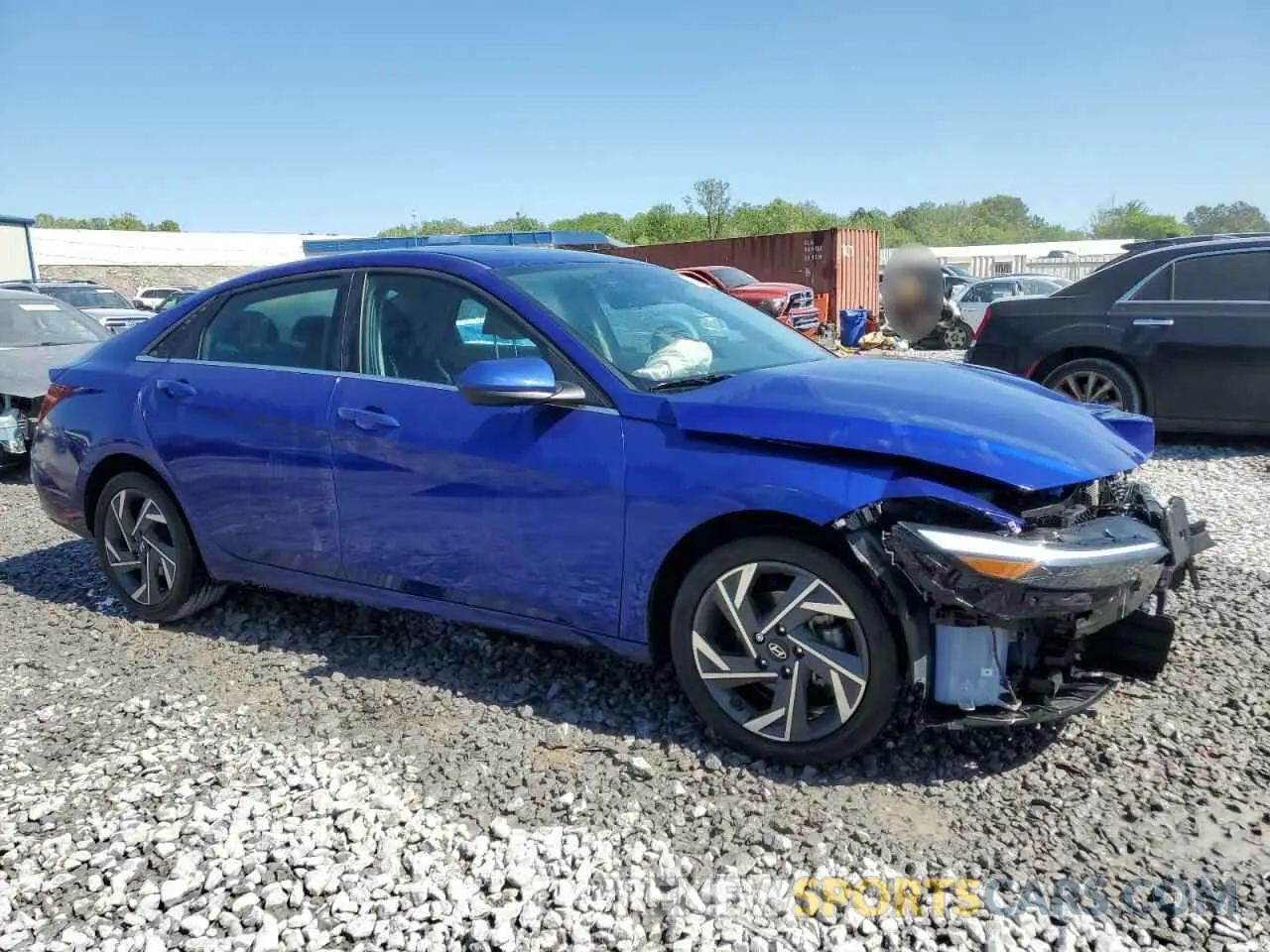 4 Photograph of a damaged car KMHLS4DG3RU688843 HYUNDAI ELANTRA 2024