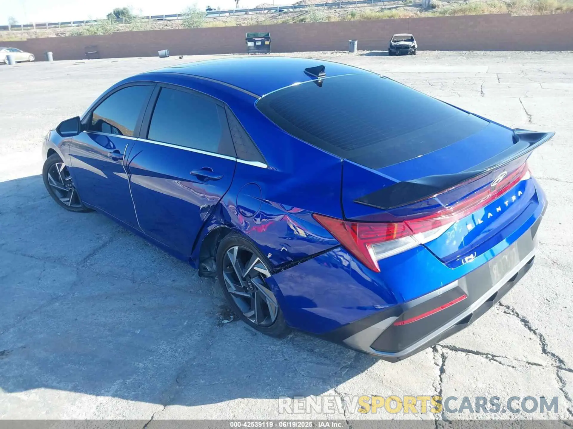 3 Photograph of a damaged car KMHLS4DG3RU718035 HYUNDAI ELANTRA 2024