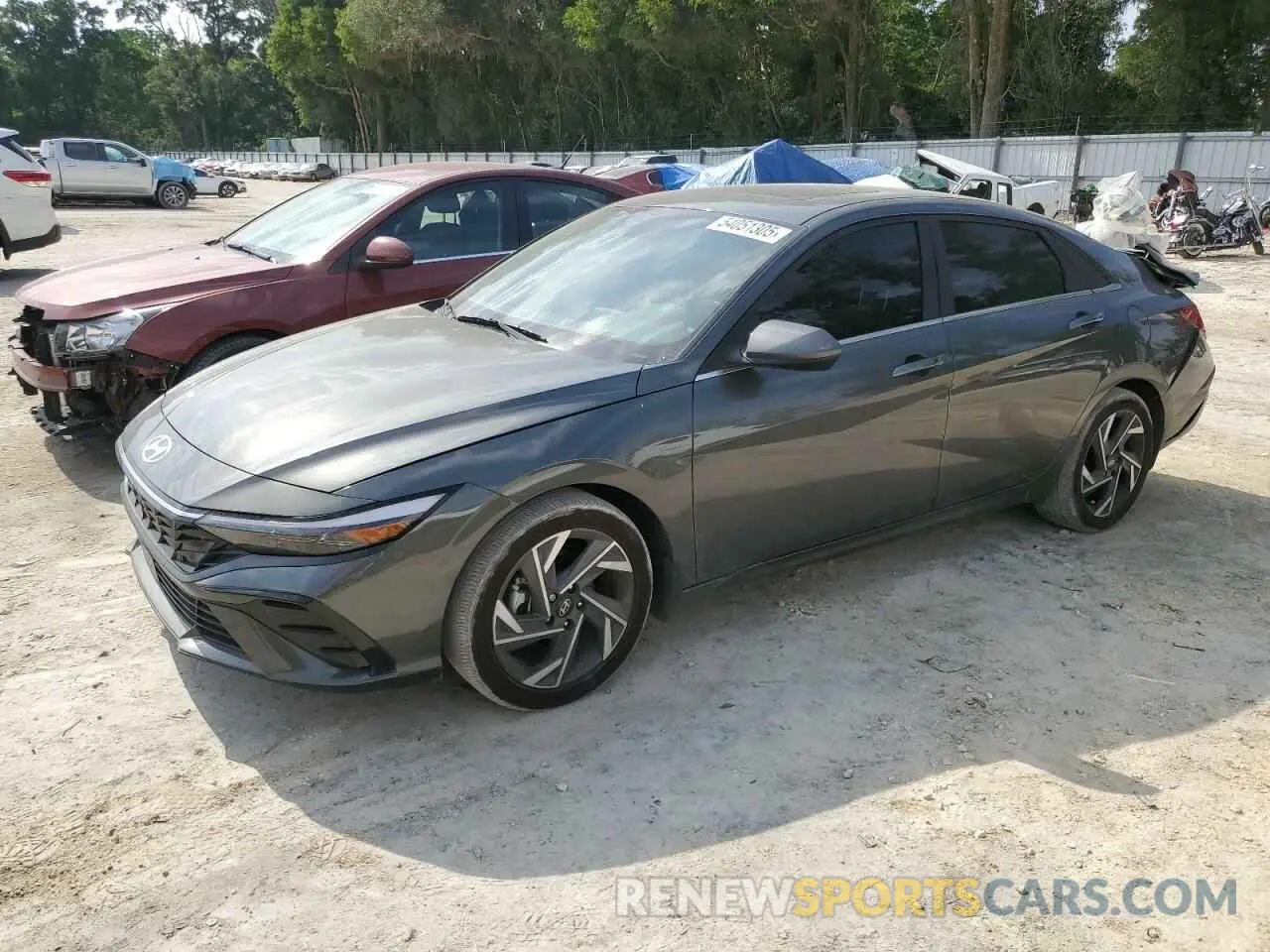 1 Photograph of a damaged car KMHLS4DG3RU808222 HYUNDAI ELANTRA 2024