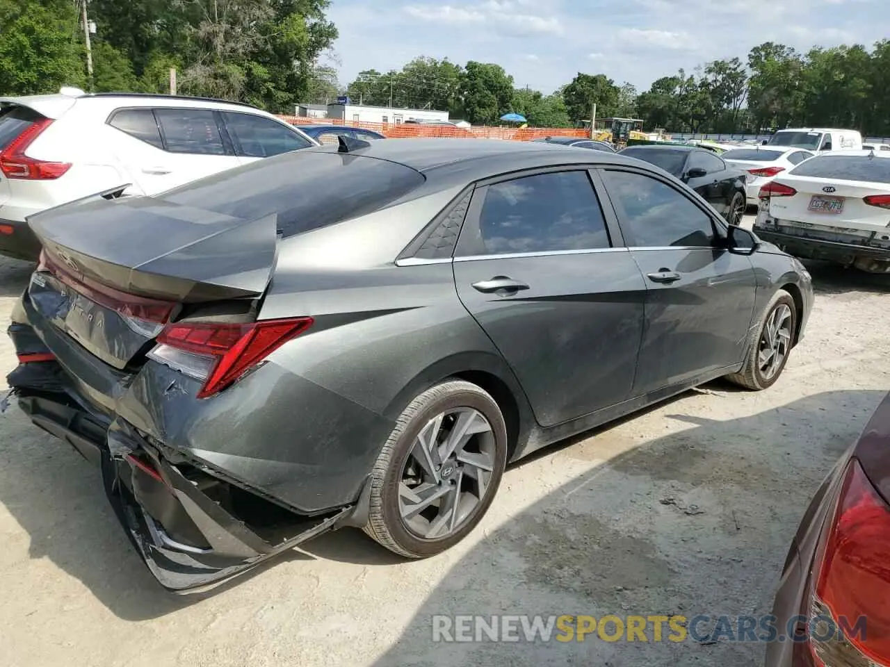 3 Photograph of a damaged car KMHLS4DG3RU808222 HYUNDAI ELANTRA 2024