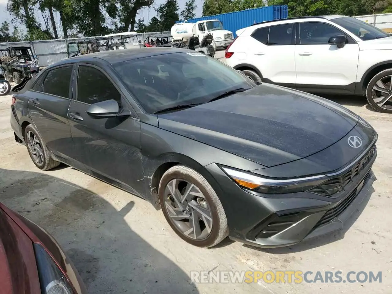 4 Photograph of a damaged car KMHLS4DG3RU808222 HYUNDAI ELANTRA 2024