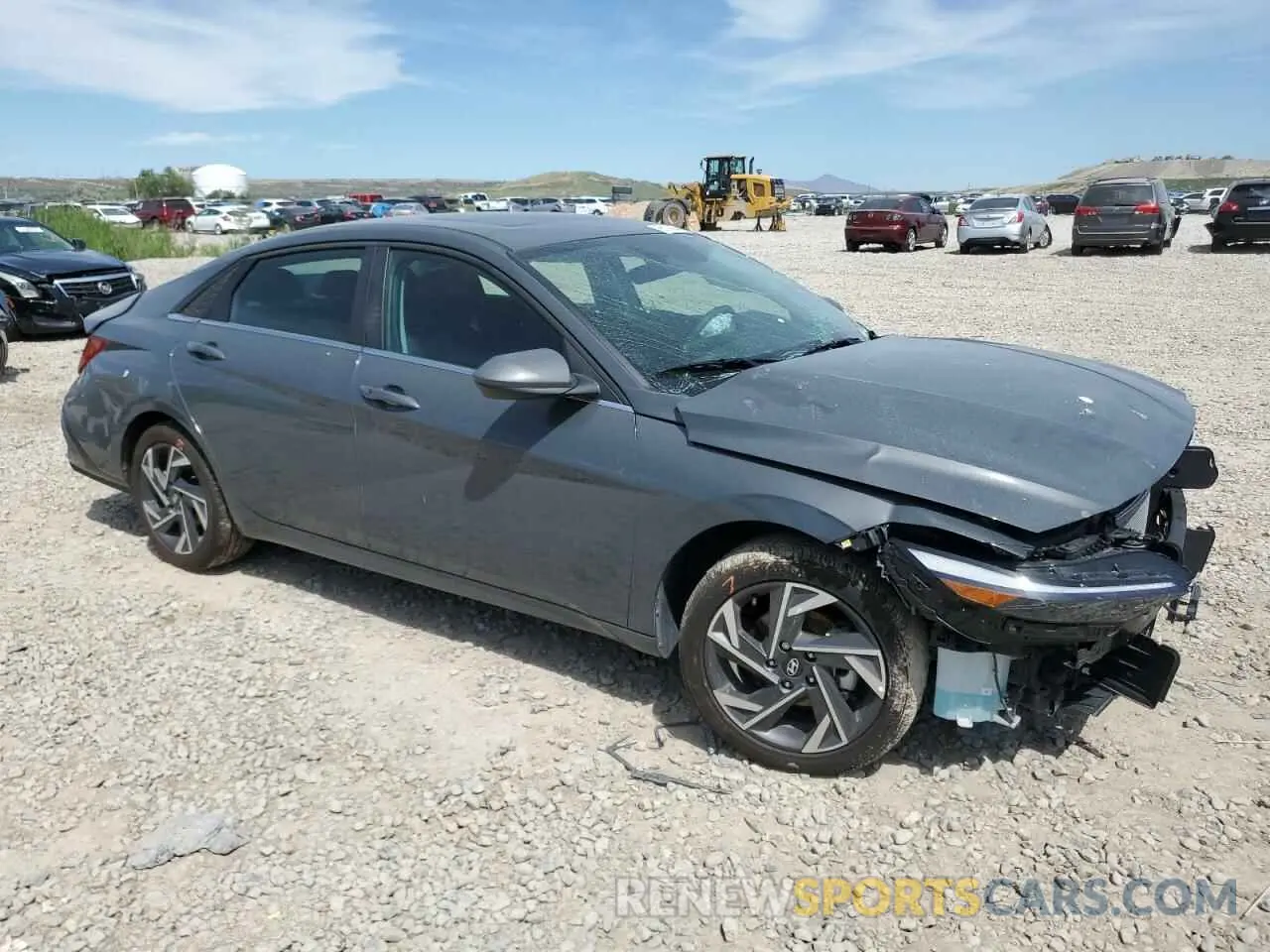 4 Photograph of a damaged car KMHLS4DG4RU645502 HYUNDAI ELANTRA 2024