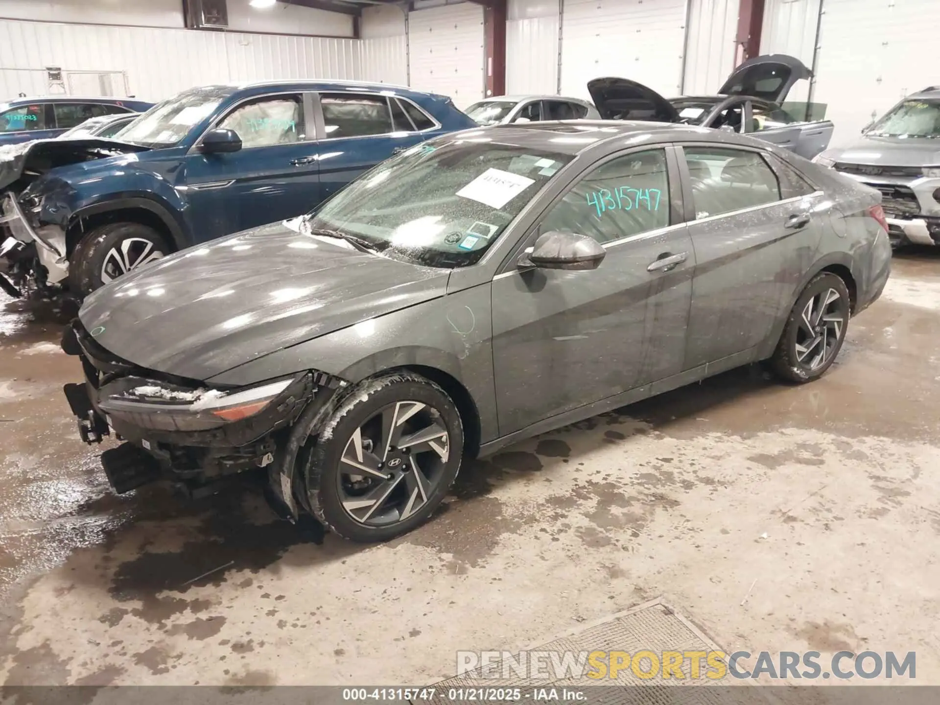 2 Photograph of a damaged car KMHLS4DG4RU654717 HYUNDAI ELANTRA 2024