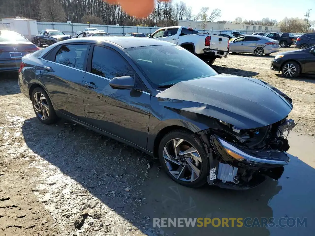 4 Photograph of a damaged car KMHLS4DG4RU695168 HYUNDAI ELANTRA 2024