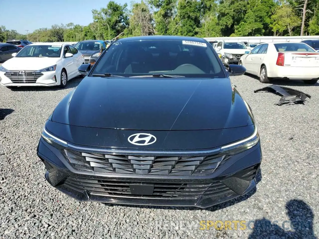 5 Photograph of a damaged car KMHLS4DG4RU708694 HYUNDAI ELANTRA 2024