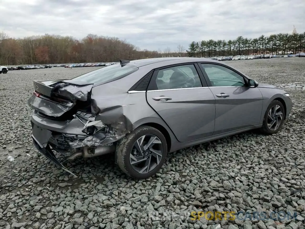 3 Photograph of a damaged car KMHLS4DG4RU716133 HYUNDAI ELANTRA 2024