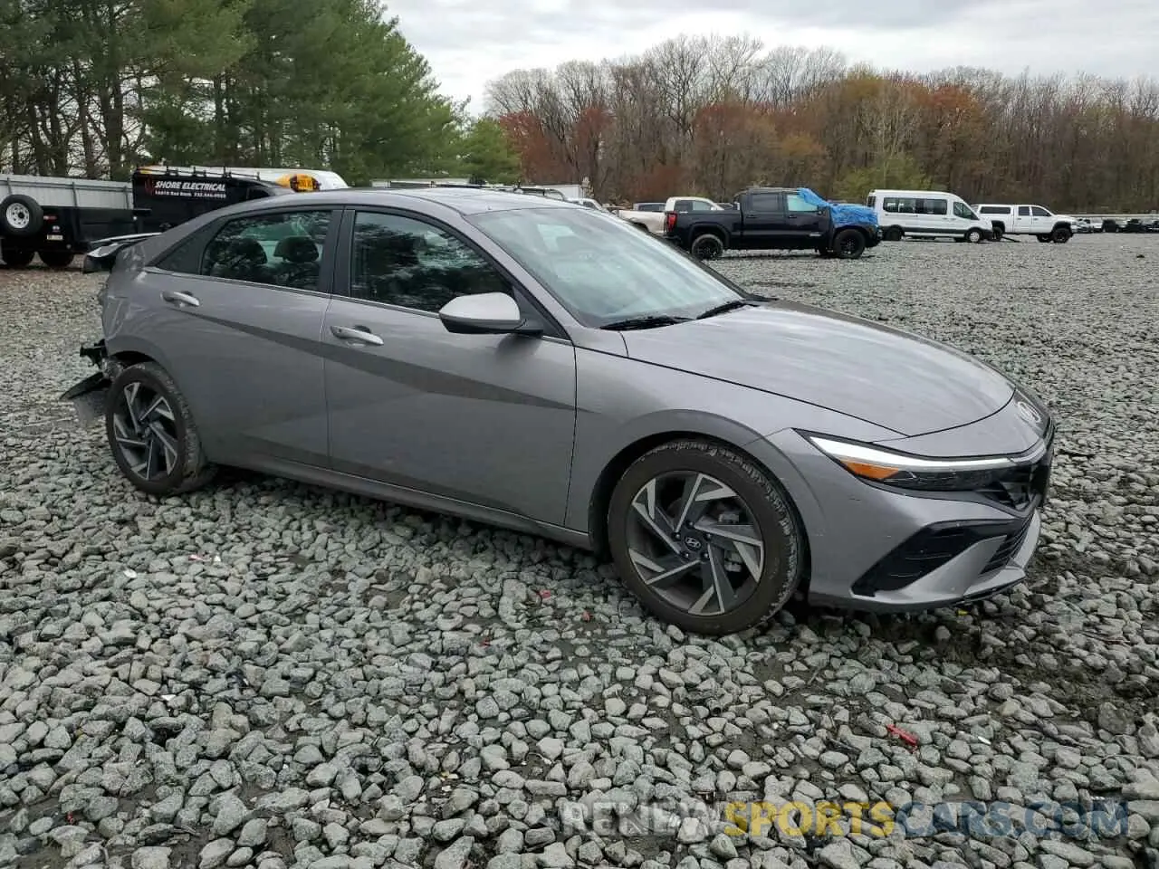 4 Photograph of a damaged car KMHLS4DG4RU716133 HYUNDAI ELANTRA 2024