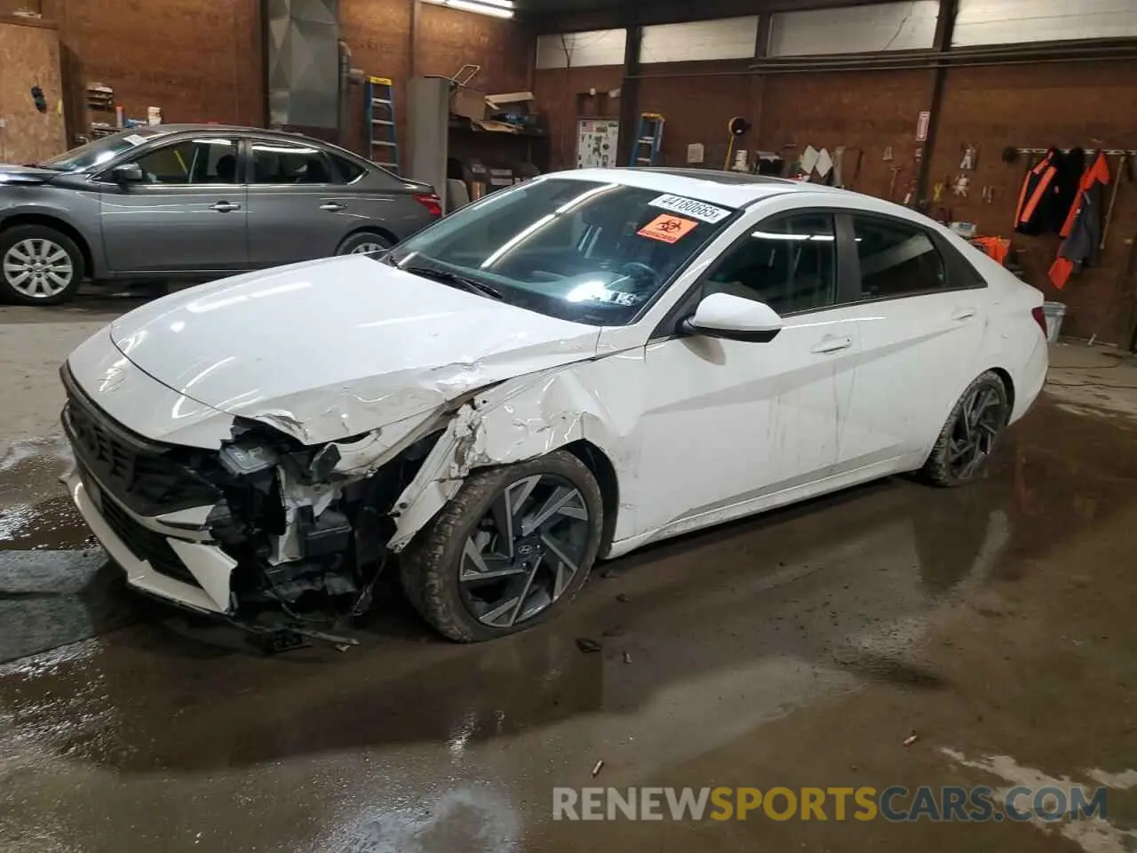1 Photograph of a damaged car KMHLS4DG4RU748290 HYUNDAI ELANTRA 2024