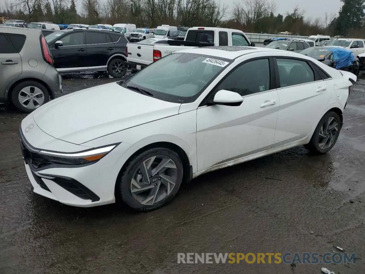 1 Photograph of a damaged car KMHLS4DG4RU851886 HYUNDAI ELANTRA 2024