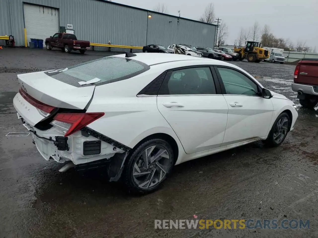 3 Photograph of a damaged car KMHLS4DG4RU851886 HYUNDAI ELANTRA 2024