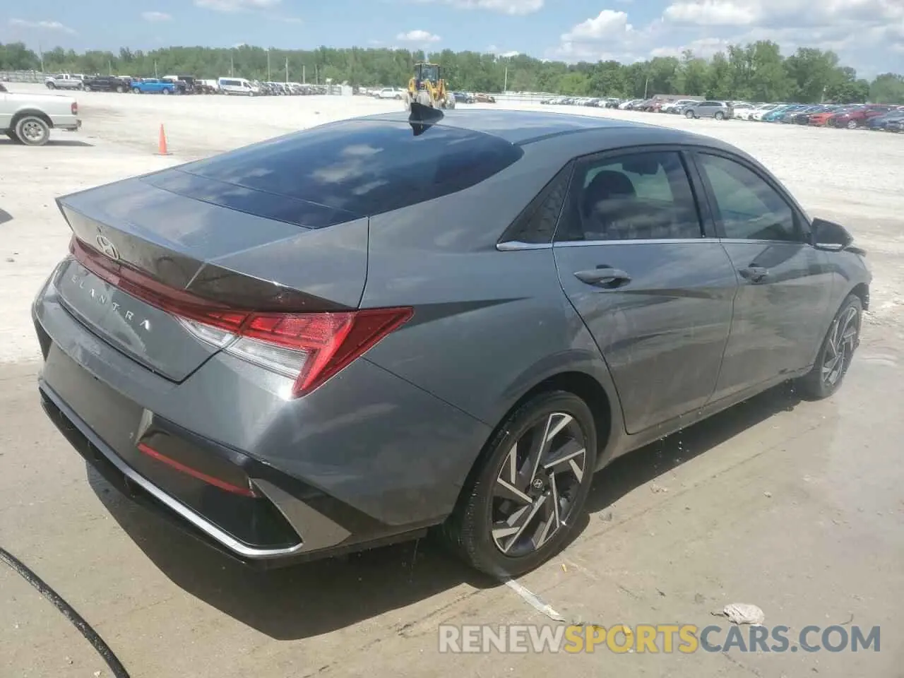 3 Photograph of a damaged car KMHLS4DG5RU650014 HYUNDAI ELANTRA 2024