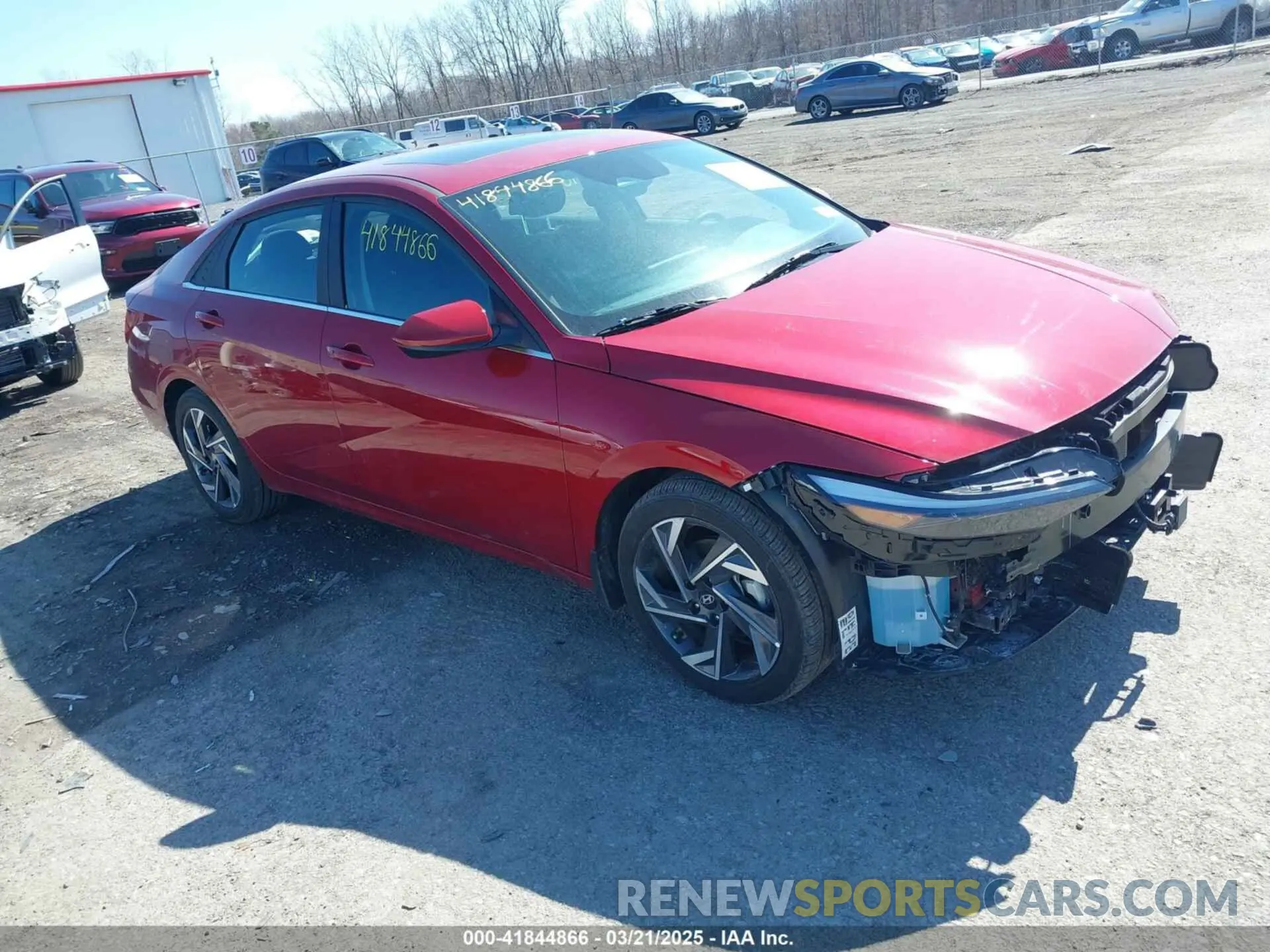 1 Photograph of a damaged car KMHLS4DG5RU771867 HYUNDAI ELANTRA 2024