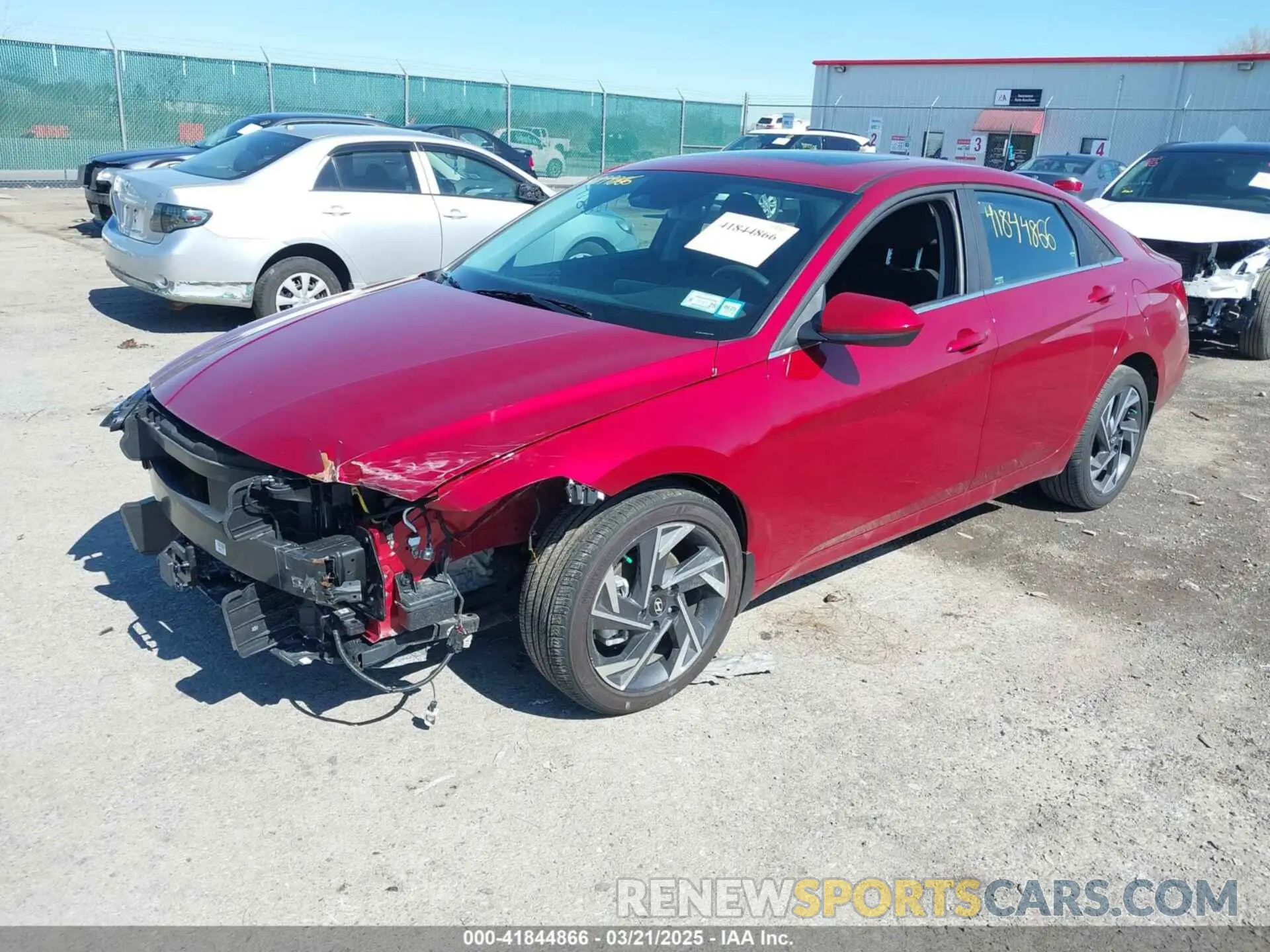 2 Photograph of a damaged car KMHLS4DG5RU771867 HYUNDAI ELANTRA 2024