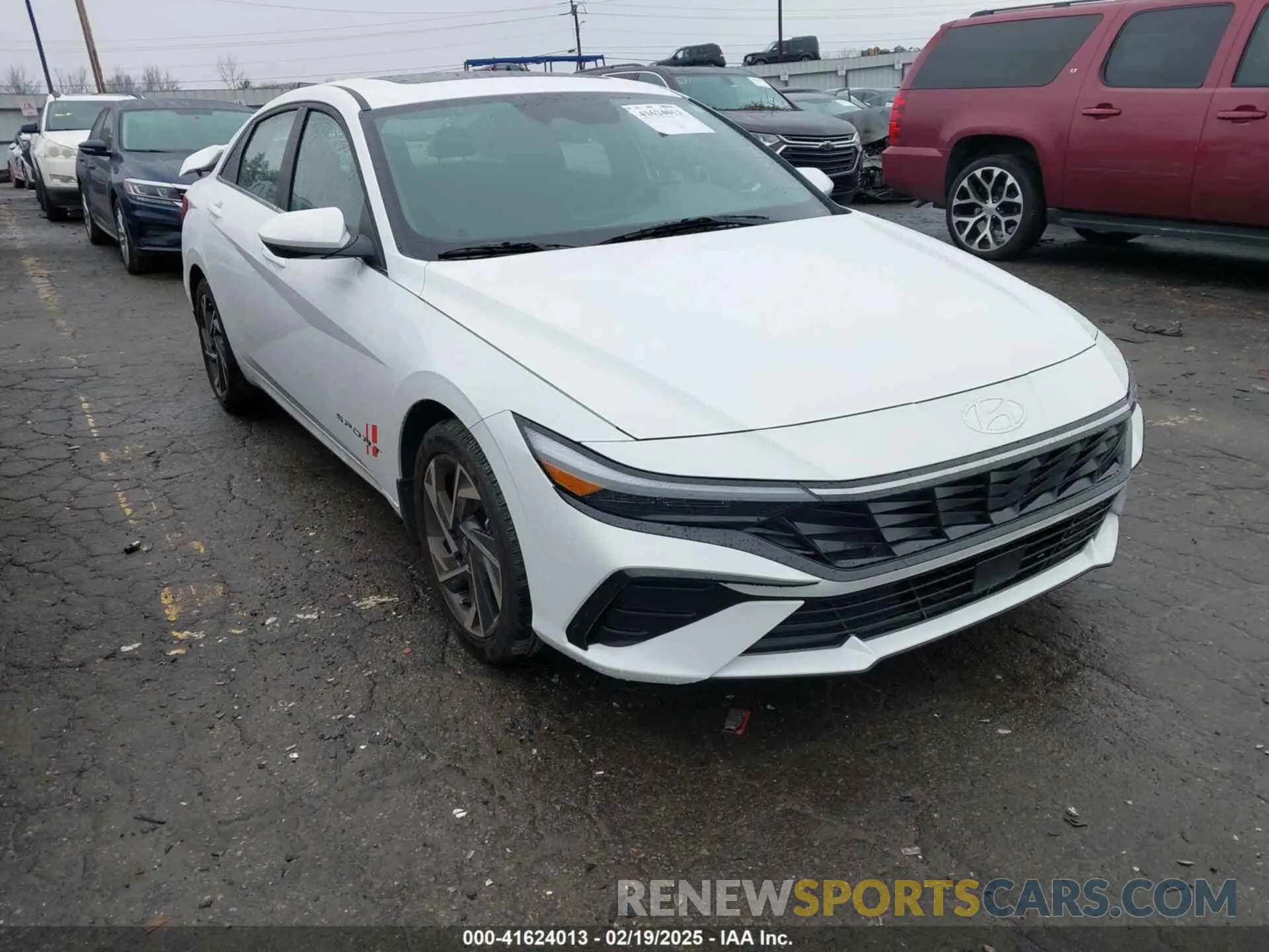 1 Photograph of a damaged car KMHLS4DG5RU793254 HYUNDAI ELANTRA 2024