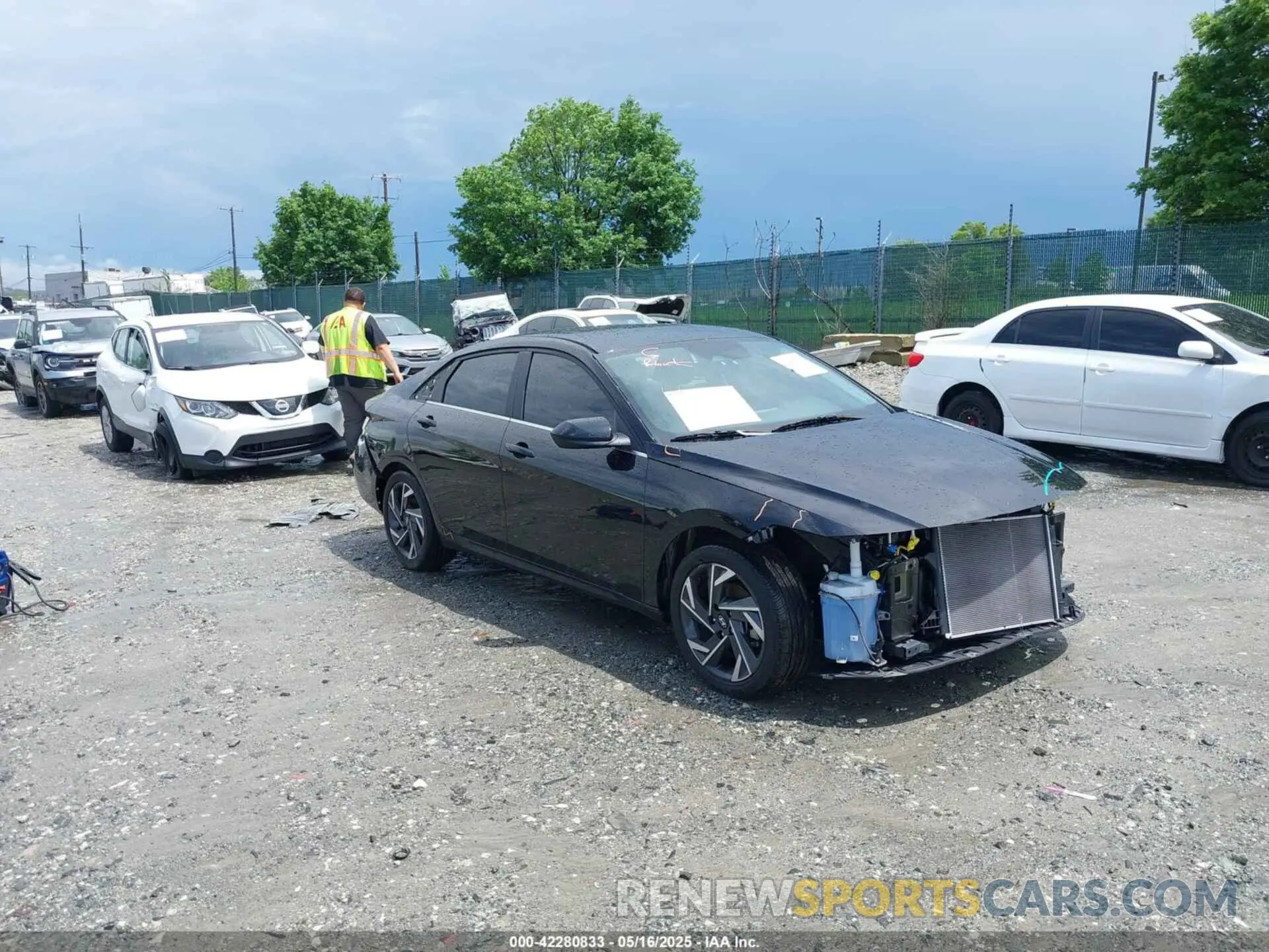 1 Photograph of a damaged car KMHLS4DG6RU655559 HYUNDAI ELANTRA 2024