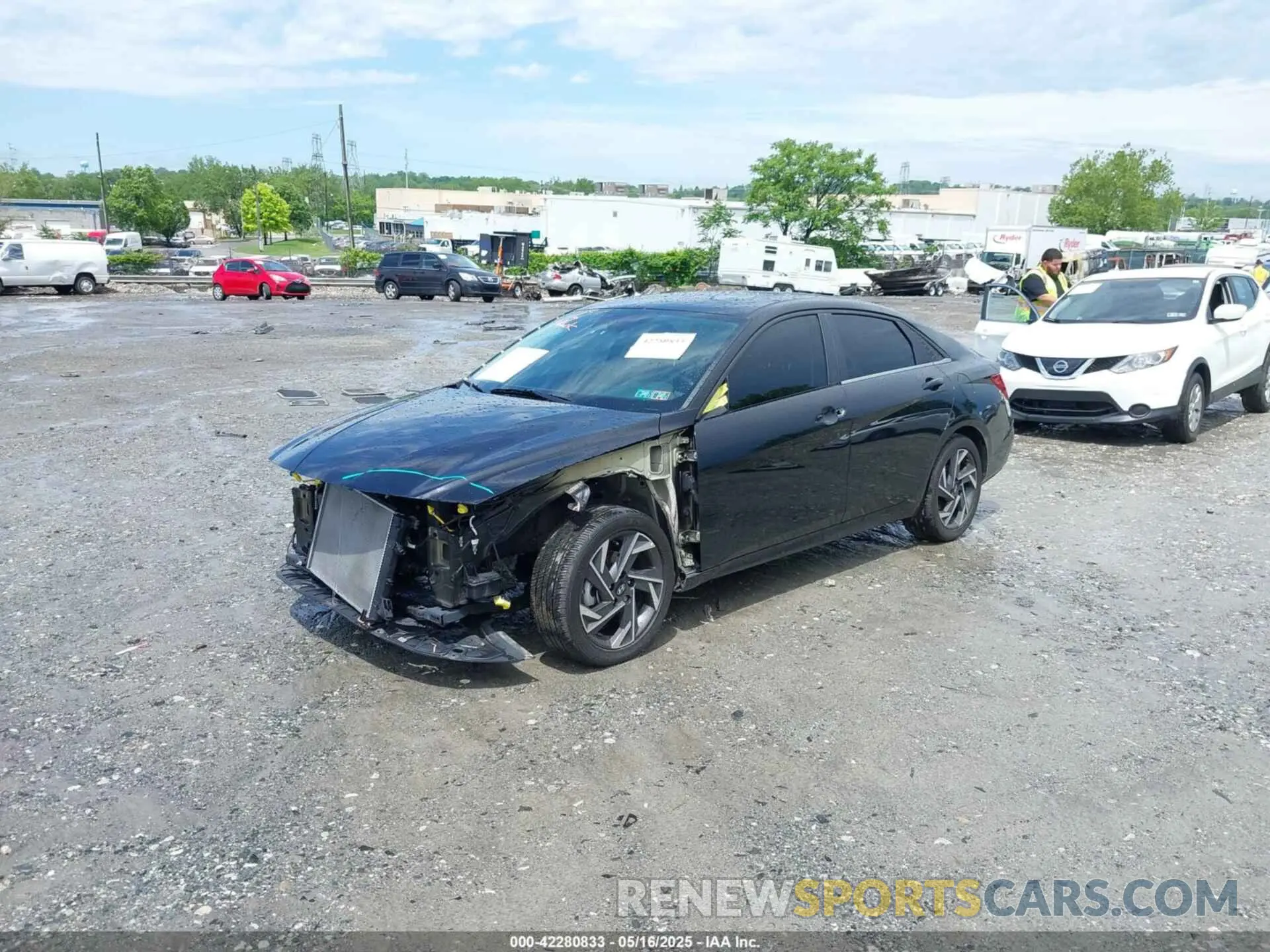 2 Photograph of a damaged car KMHLS4DG6RU655559 HYUNDAI ELANTRA 2024