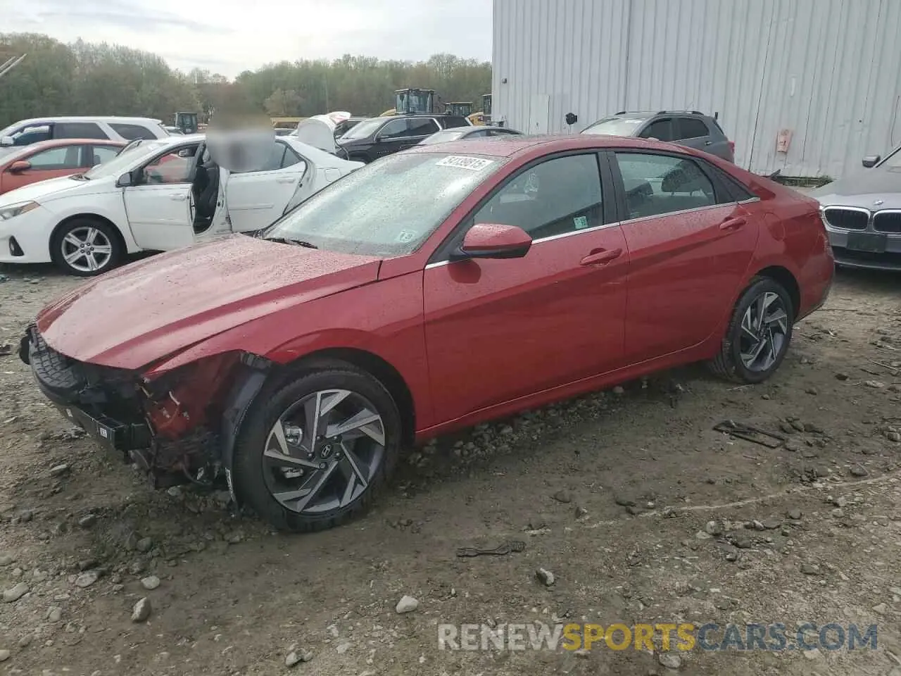 1 Photograph of a damaged car KMHLS4DG6RU715968 HYUNDAI ELANTRA 2024