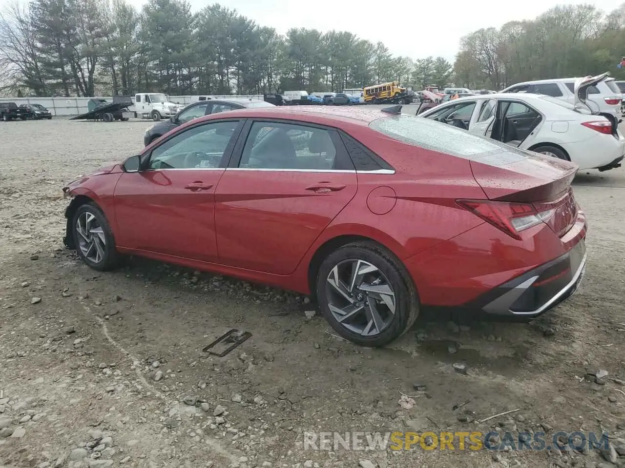 2 Photograph of a damaged car KMHLS4DG6RU715968 HYUNDAI ELANTRA 2024