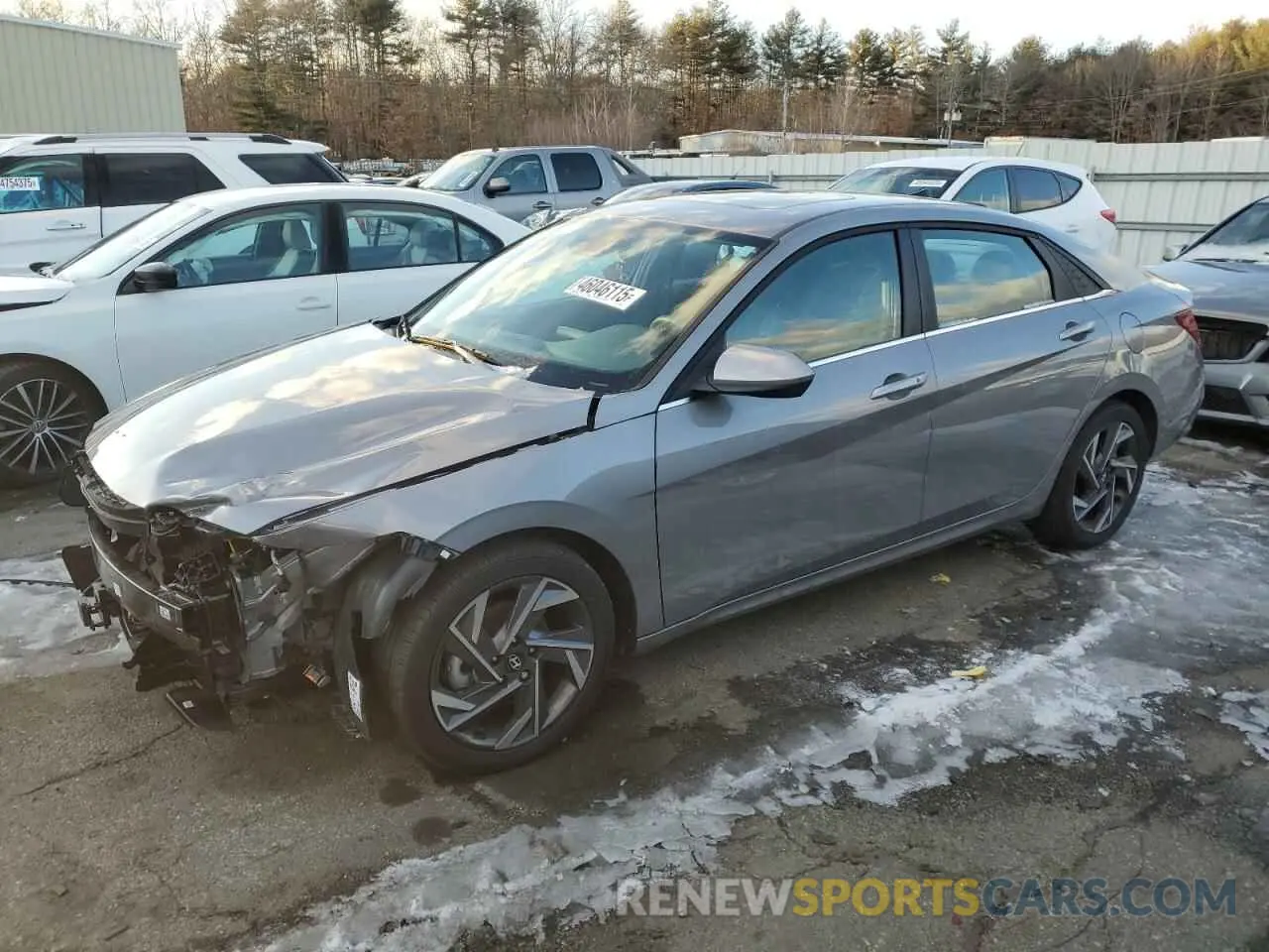 1 Photograph of a damaged car KMHLS4DG6RU716098 HYUNDAI ELANTRA 2024