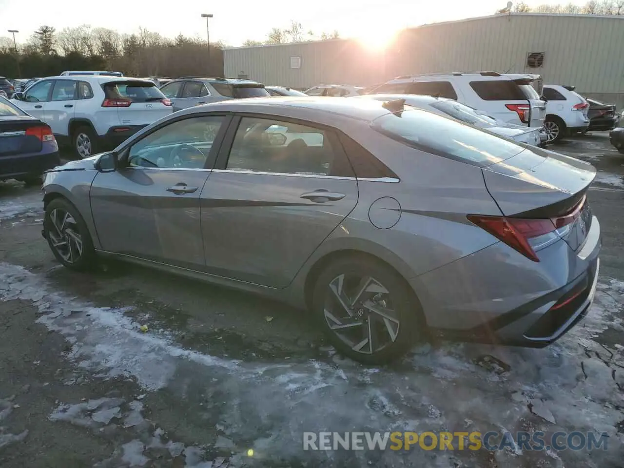 2 Photograph of a damaged car KMHLS4DG6RU716098 HYUNDAI ELANTRA 2024