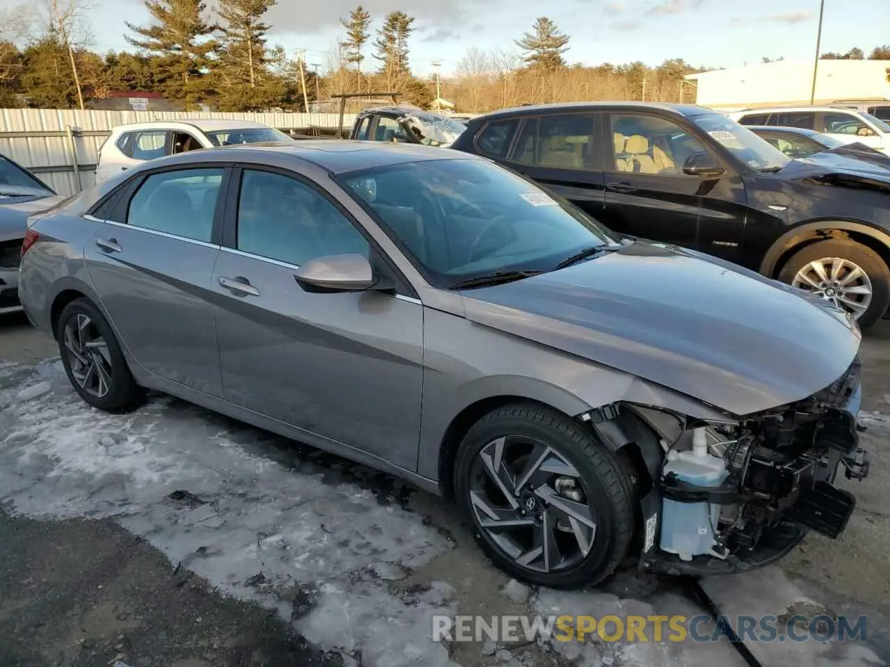 4 Photograph of a damaged car KMHLS4DG6RU716098 HYUNDAI ELANTRA 2024