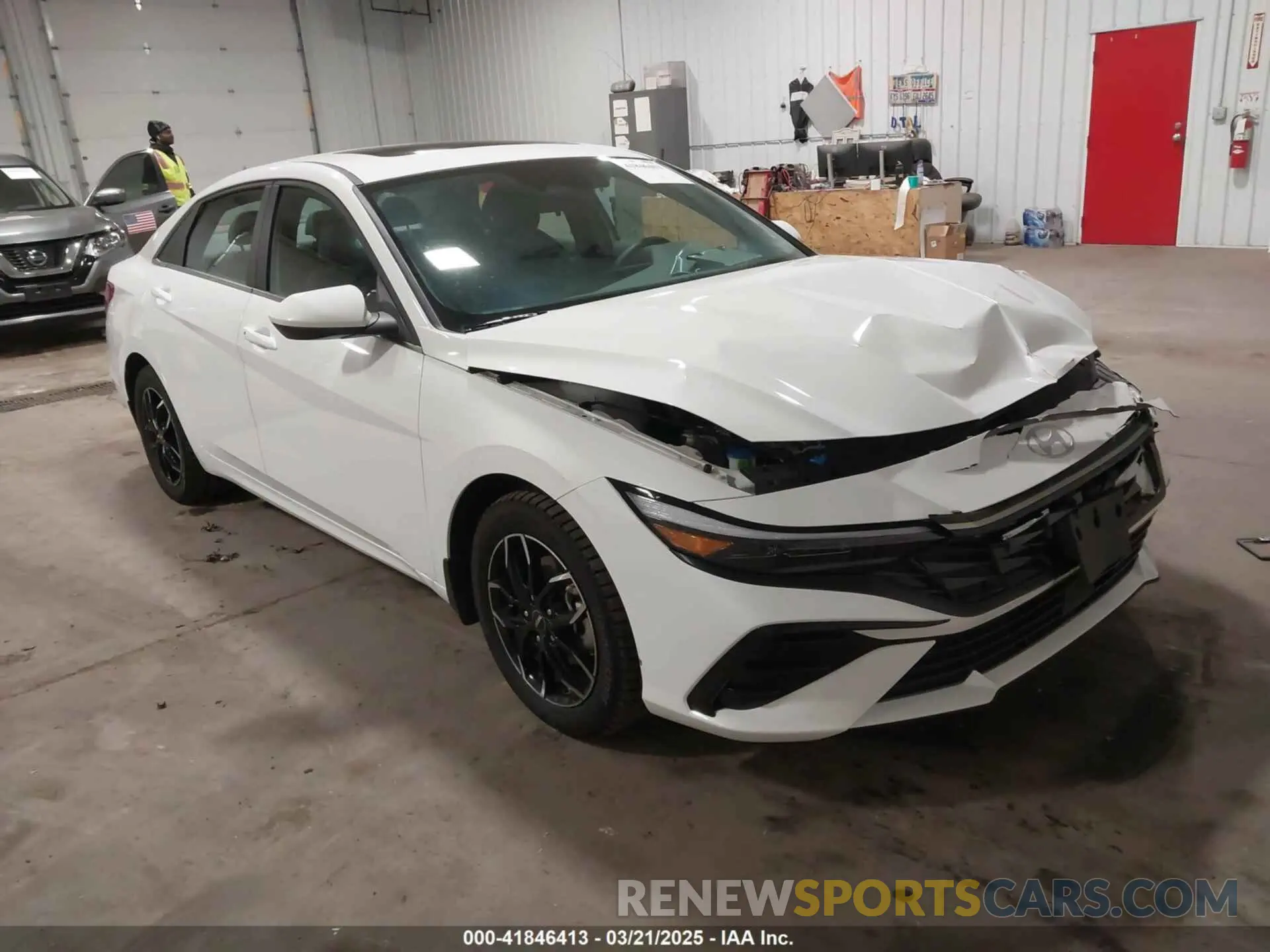 1 Photograph of a damaged car KMHLS4DG6RU770355 HYUNDAI ELANTRA 2024