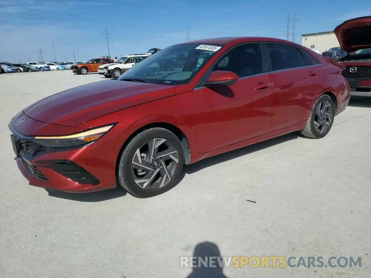 1 Photograph of a damaged car KMHLS4DG6RU788418 HYUNDAI ELANTRA 2024