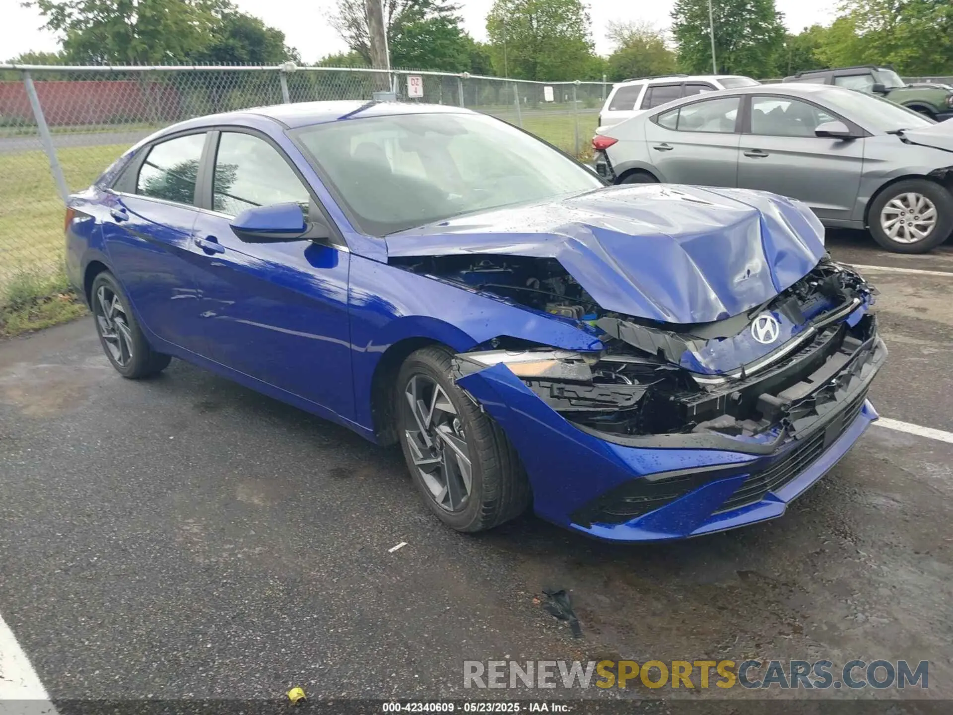 1 Photograph of a damaged car KMHLS4DG6RU812409 HYUNDAI ELANTRA 2024