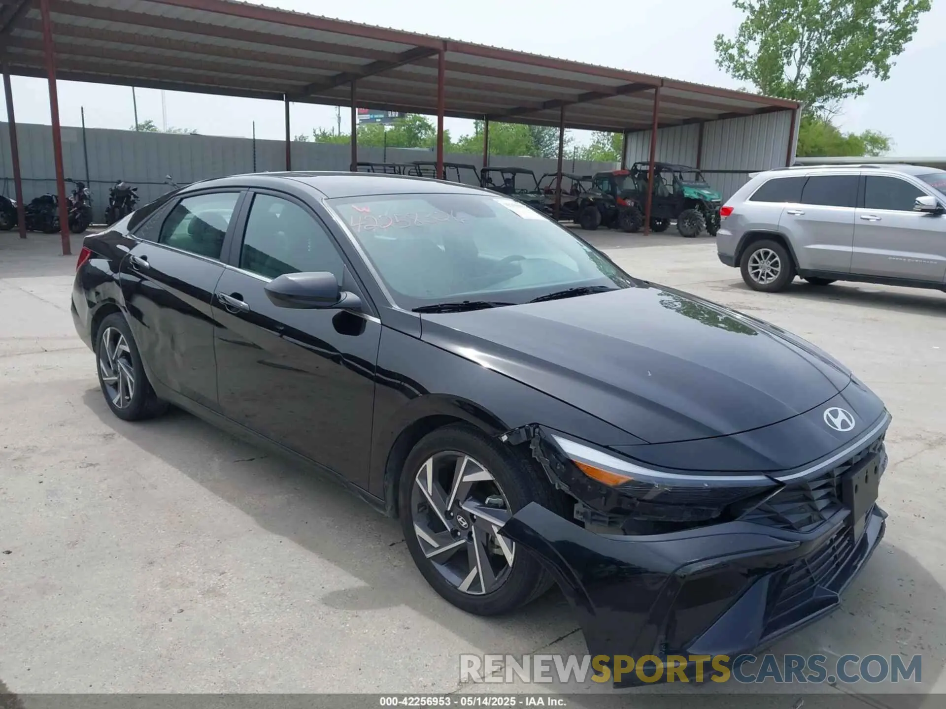 1 Photograph of a damaged car KMHLS4DG6RU825306 HYUNDAI ELANTRA 2024