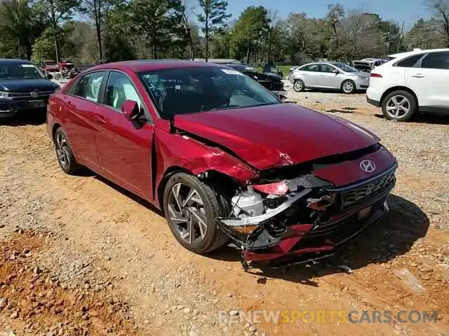 10 Photograph of a damaged car KMHLS4DG6RU836192 HYUNDAI ELANTRA 2024
