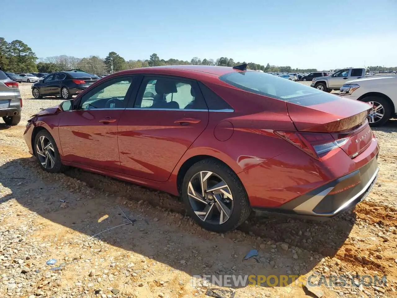2 Photograph of a damaged car KMHLS4DG6RU836192 HYUNDAI ELANTRA 2024