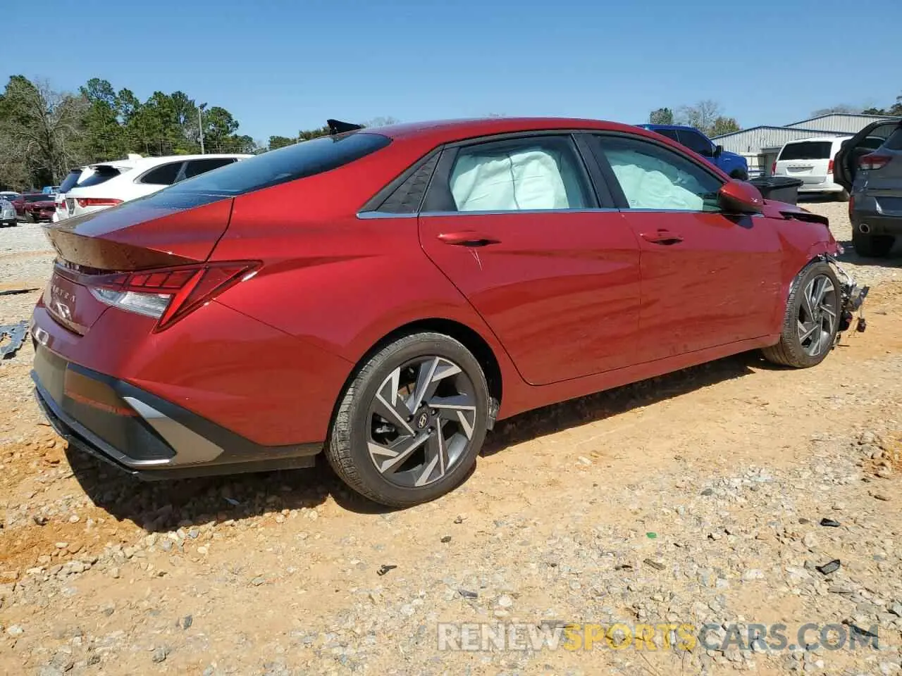 3 Photograph of a damaged car KMHLS4DG6RU836192 HYUNDAI ELANTRA 2024