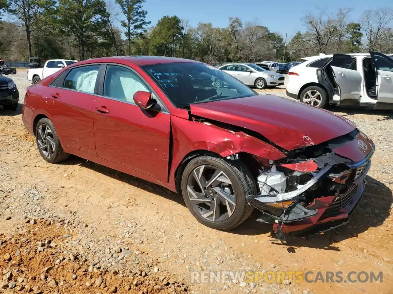 4 Photograph of a damaged car KMHLS4DG6RU836192 HYUNDAI ELANTRA 2024