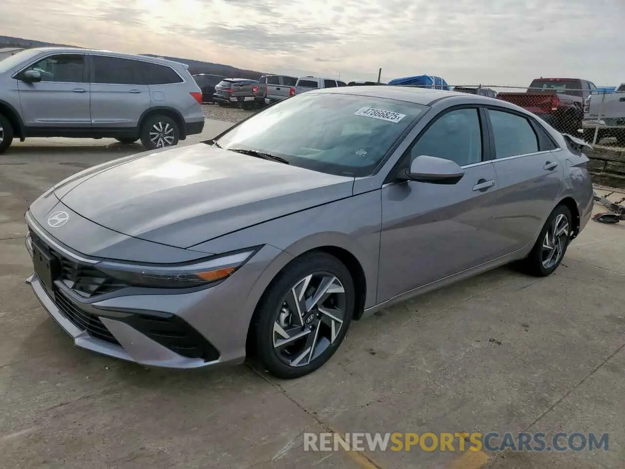 1 Photograph of a damaged car KMHLS4DG6RU843417 HYUNDAI ELANTRA 2024
