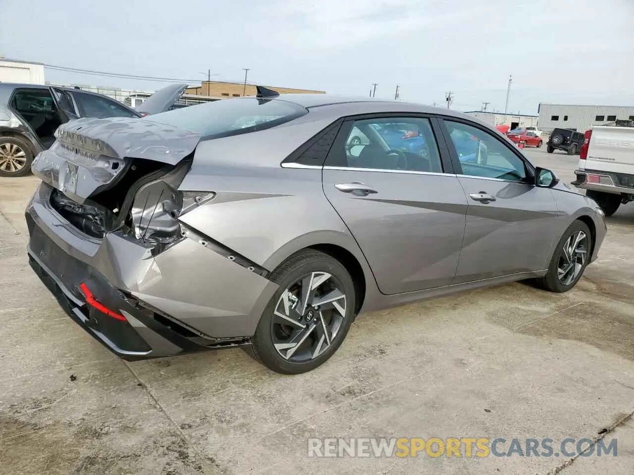 3 Photograph of a damaged car KMHLS4DG6RU843417 HYUNDAI ELANTRA 2024