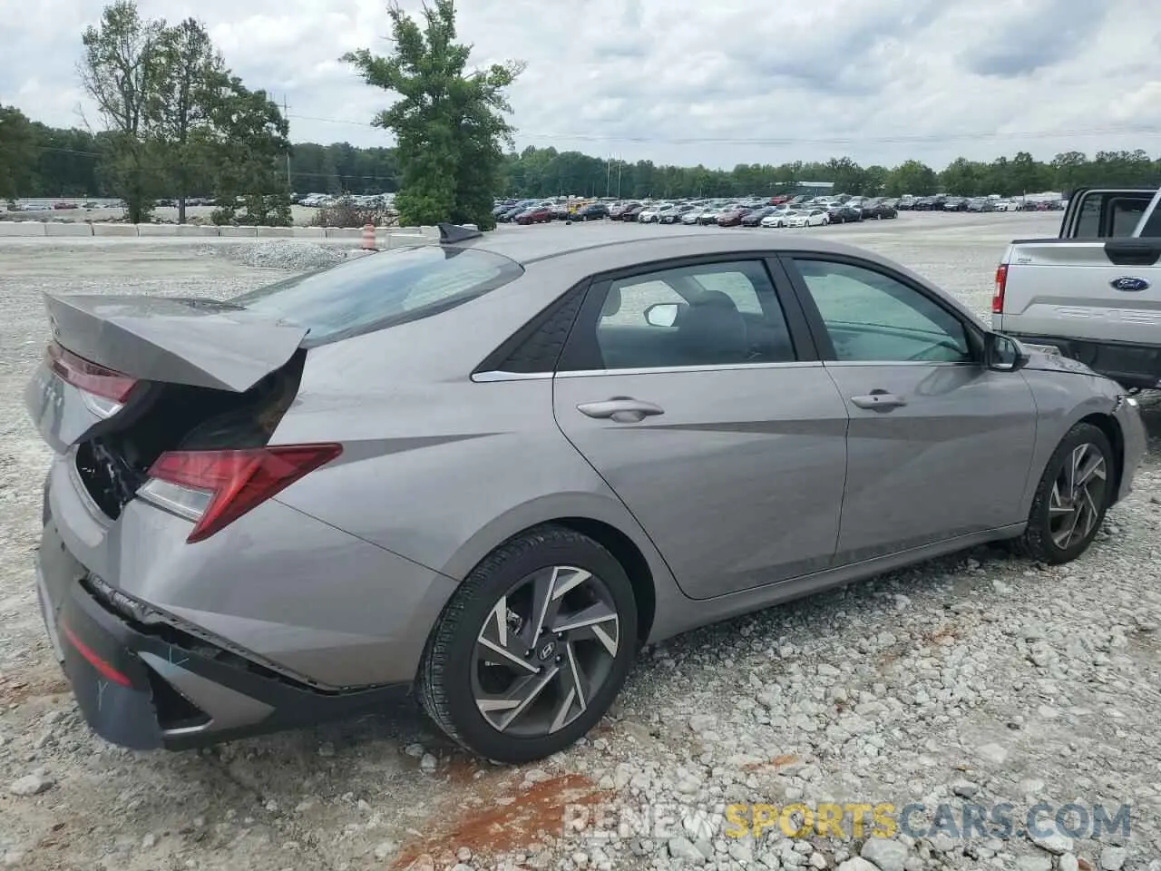 3 Photograph of a damaged car KMHLS4DG7RU641007 HYUNDAI ELANTRA 2024