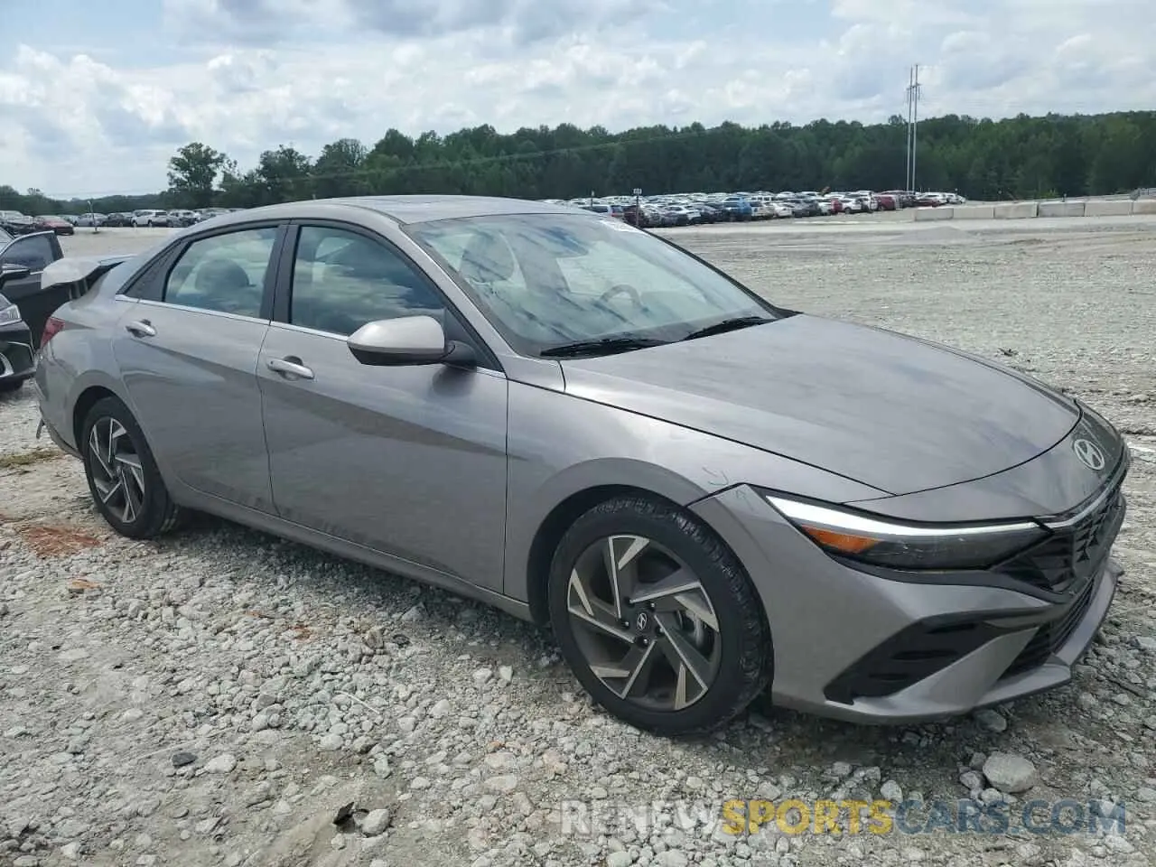 4 Photograph of a damaged car KMHLS4DG7RU641007 HYUNDAI ELANTRA 2024