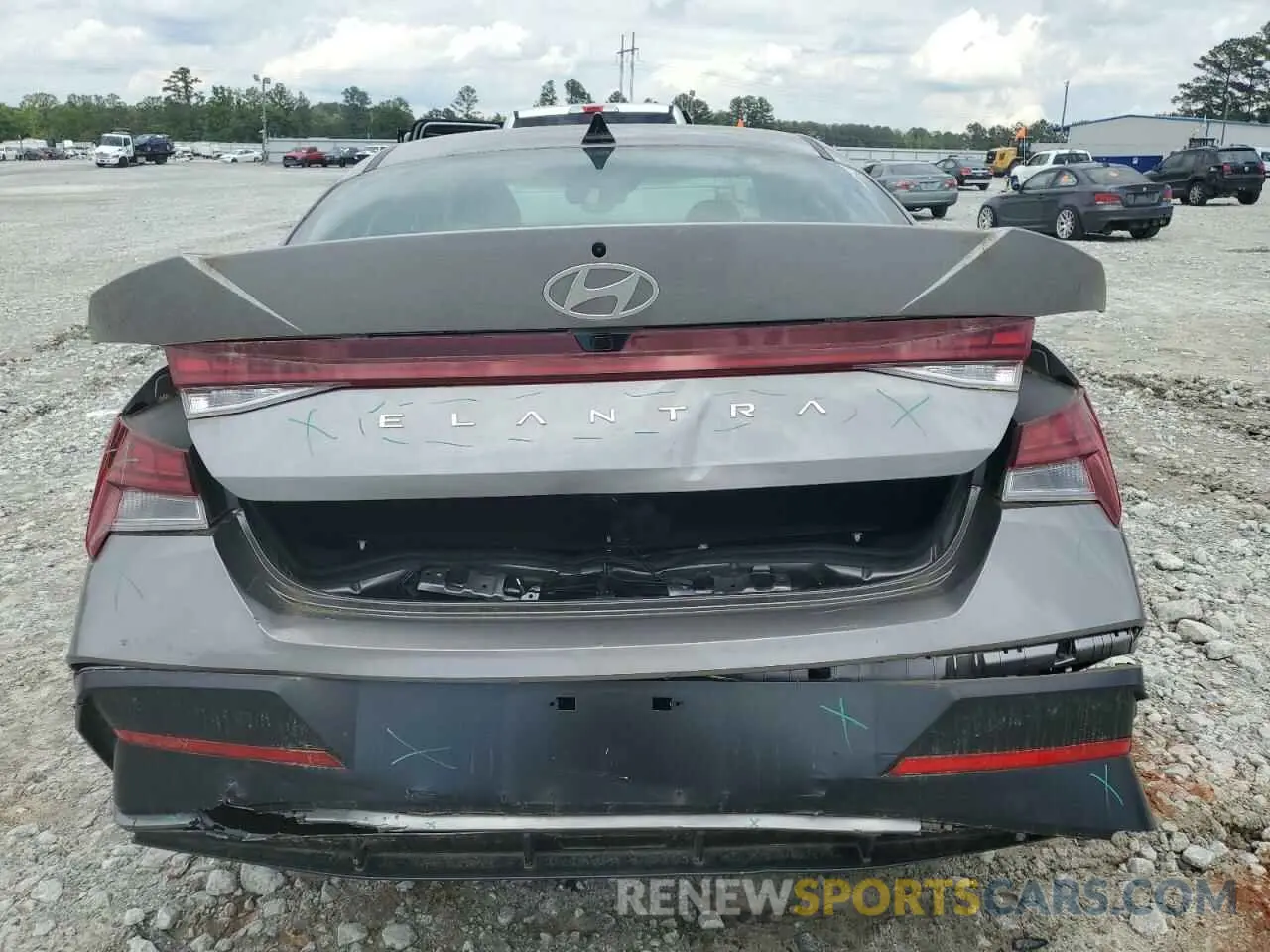 6 Photograph of a damaged car KMHLS4DG7RU641007 HYUNDAI ELANTRA 2024