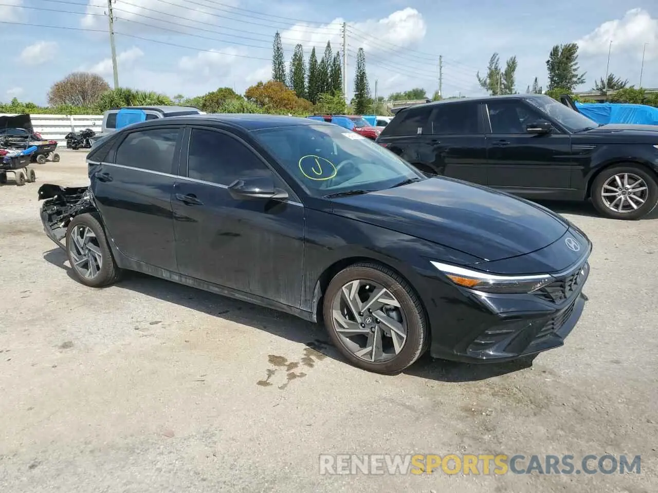4 Photograph of a damaged car KMHLS4DG7RU641279 HYUNDAI ELANTRA 2024