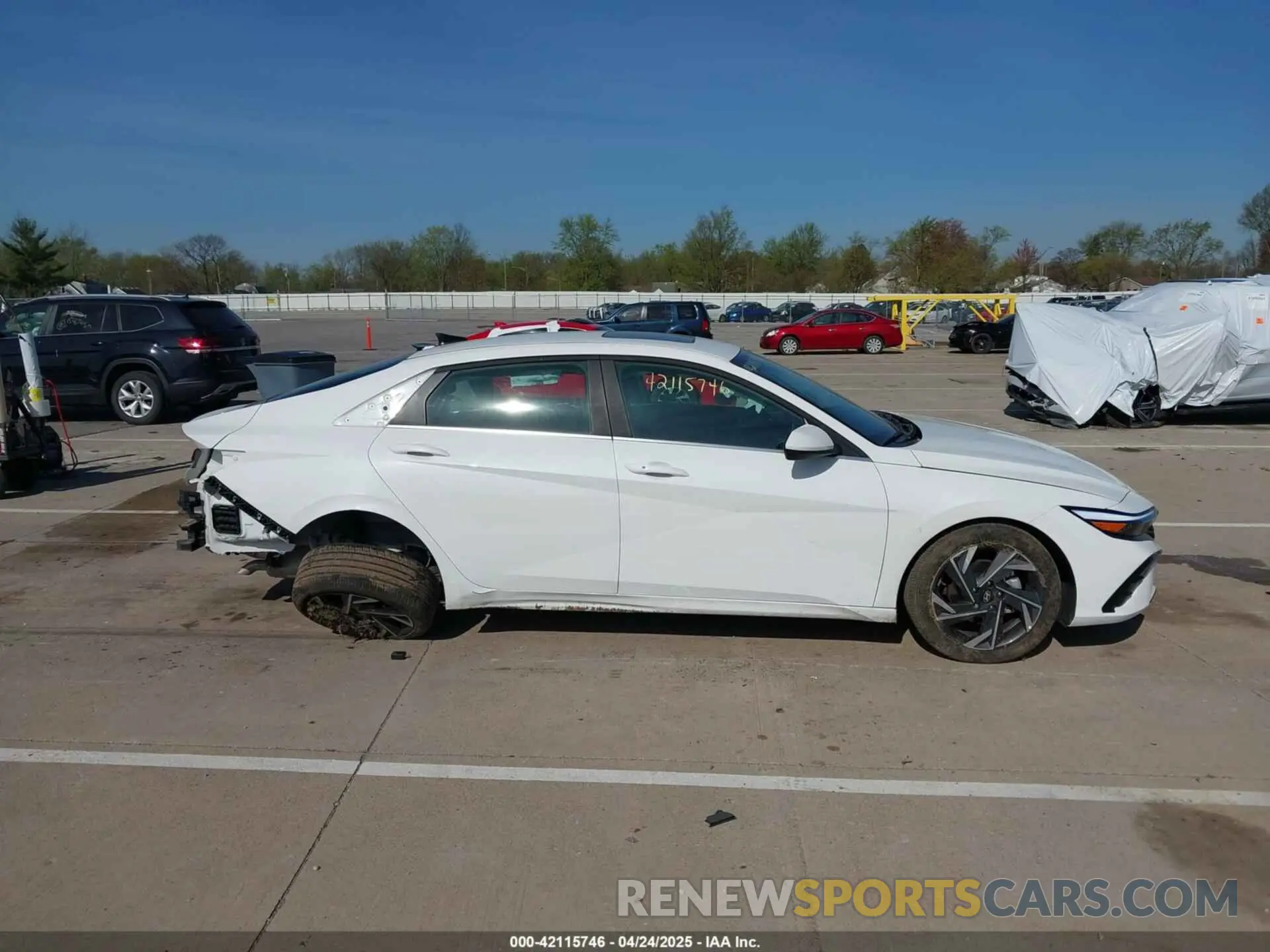 14 Photograph of a damaged car KMHLS4DG7RU646823 HYUNDAI ELANTRA 2024