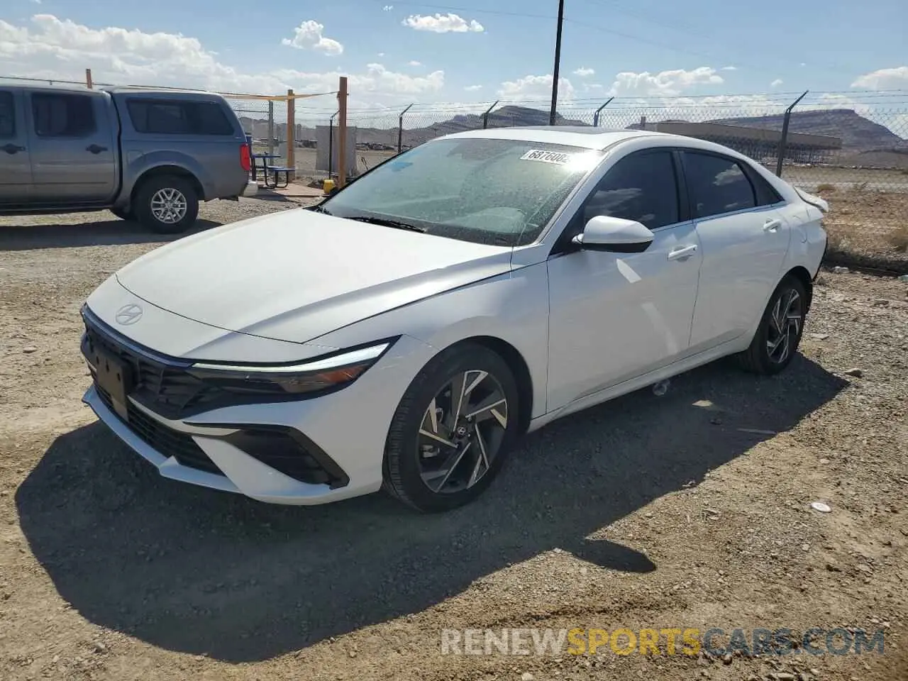 1 Photograph of a damaged car KMHLS4DG7RU652945 HYUNDAI ELANTRA 2024