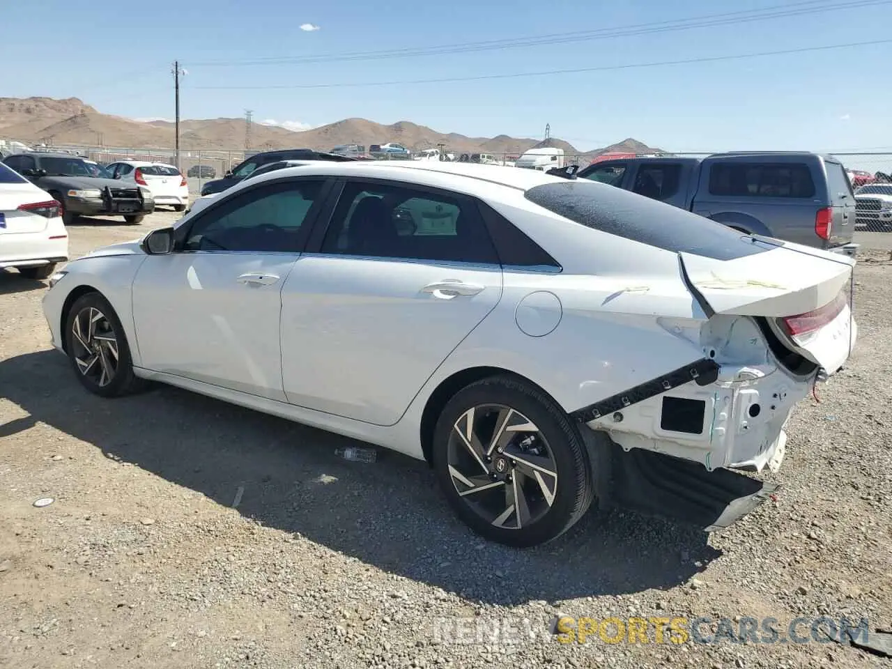 2 Photograph of a damaged car KMHLS4DG7RU652945 HYUNDAI ELANTRA 2024