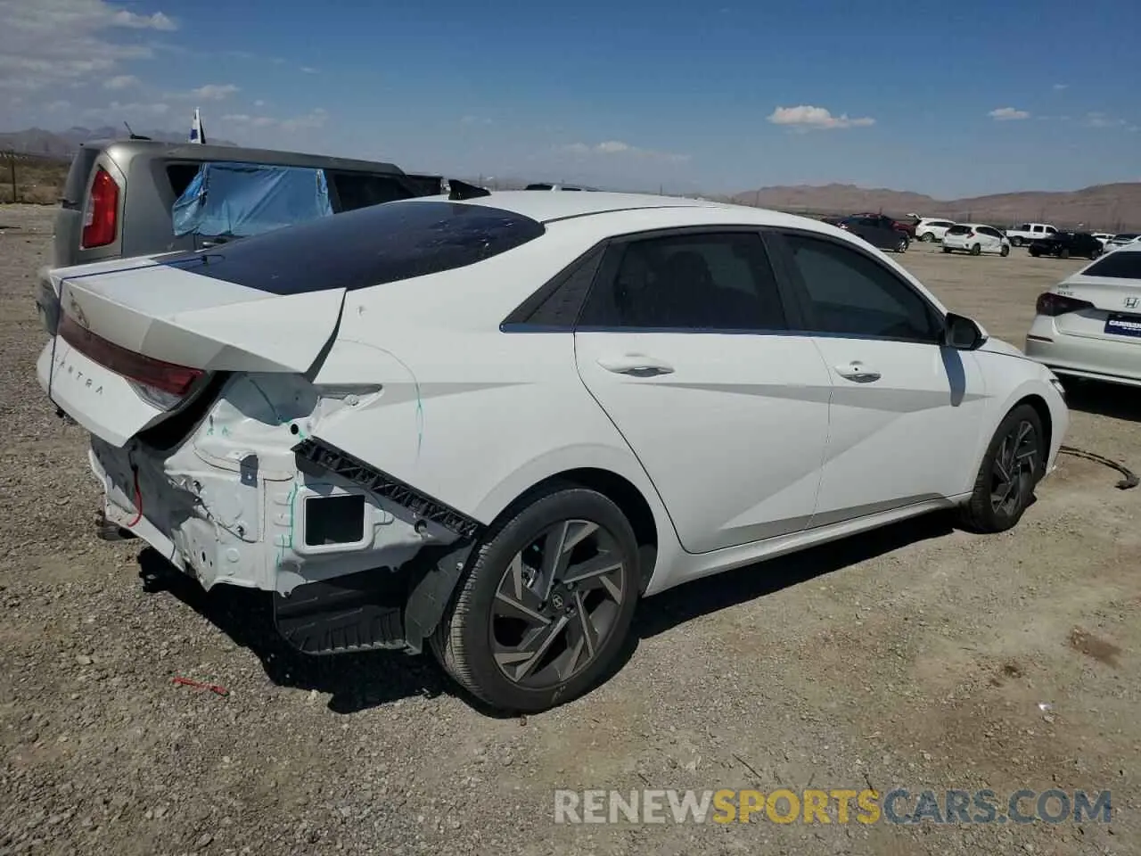 3 Photograph of a damaged car KMHLS4DG7RU652945 HYUNDAI ELANTRA 2024