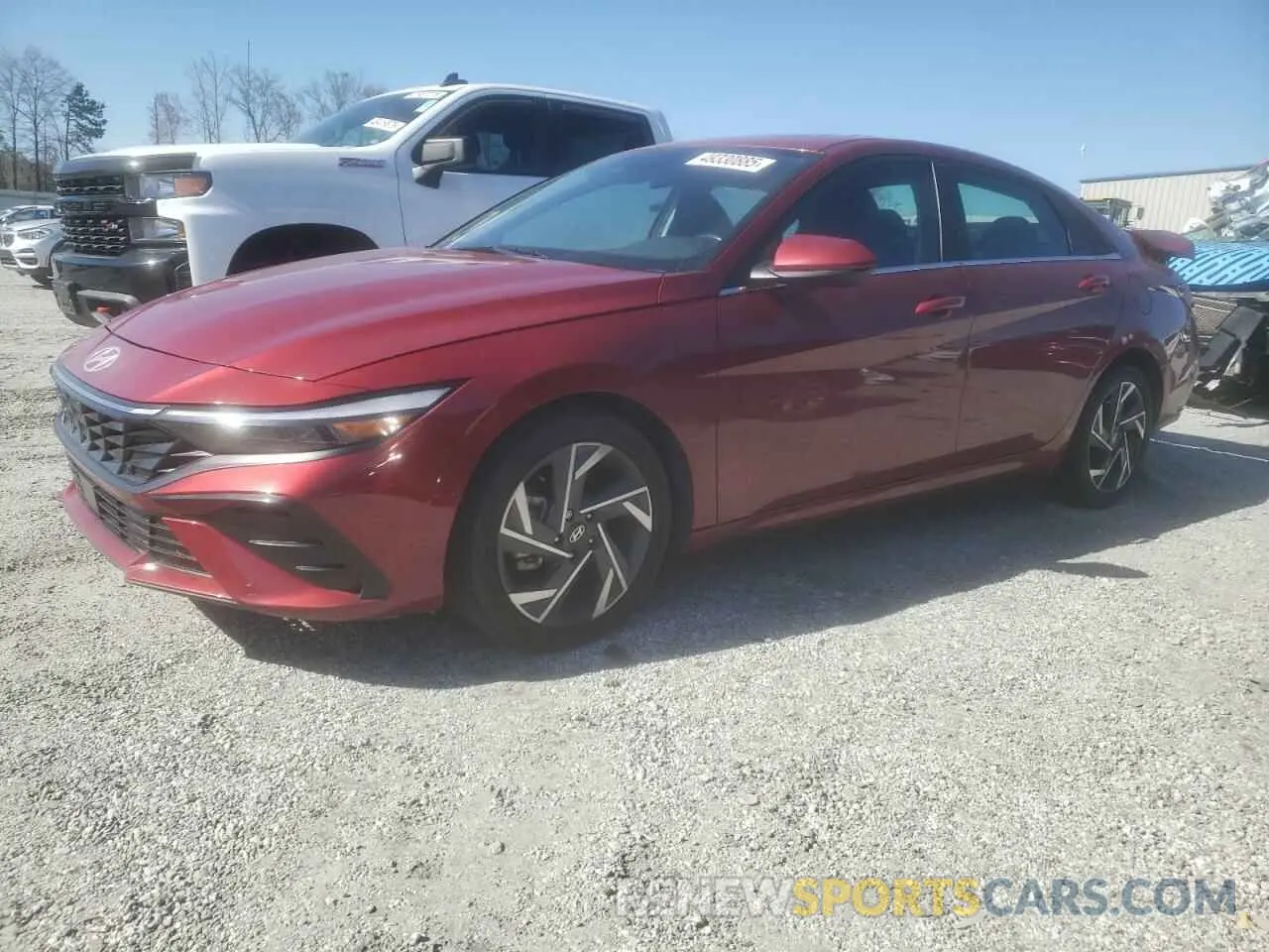 1 Photograph of a damaged car KMHLS4DG7RU673973 HYUNDAI ELANTRA 2024